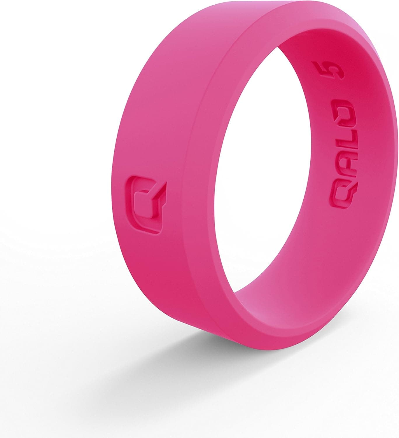 QALO Women's Rubber Silicone Ring, Modern Silicone Rubber Wedding Band, Breathable, Durable Engagement Silicone Ring, Multiple Colors