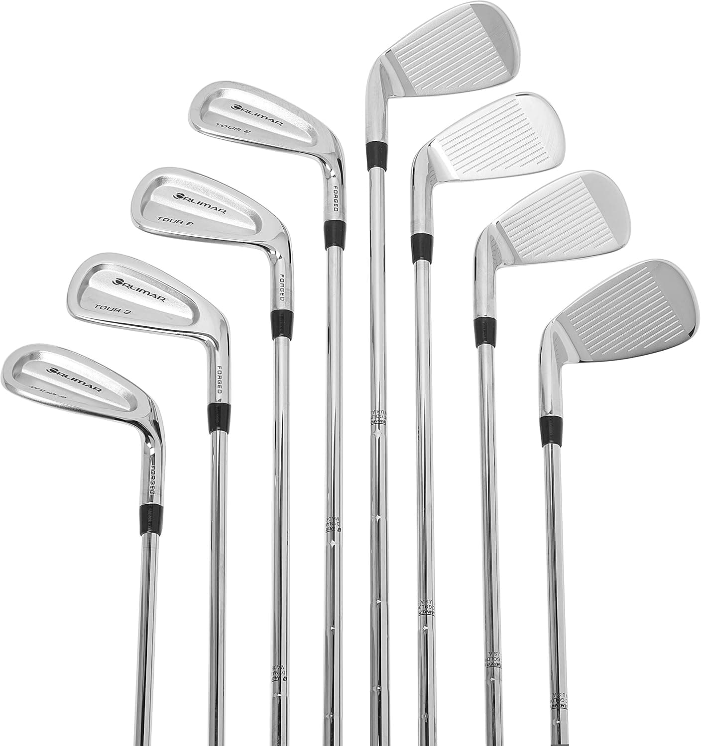 Orlimar Men's Tour 2 Forged Golf Club Iron Set, Right Hand, Steel, Regular, 3-PW