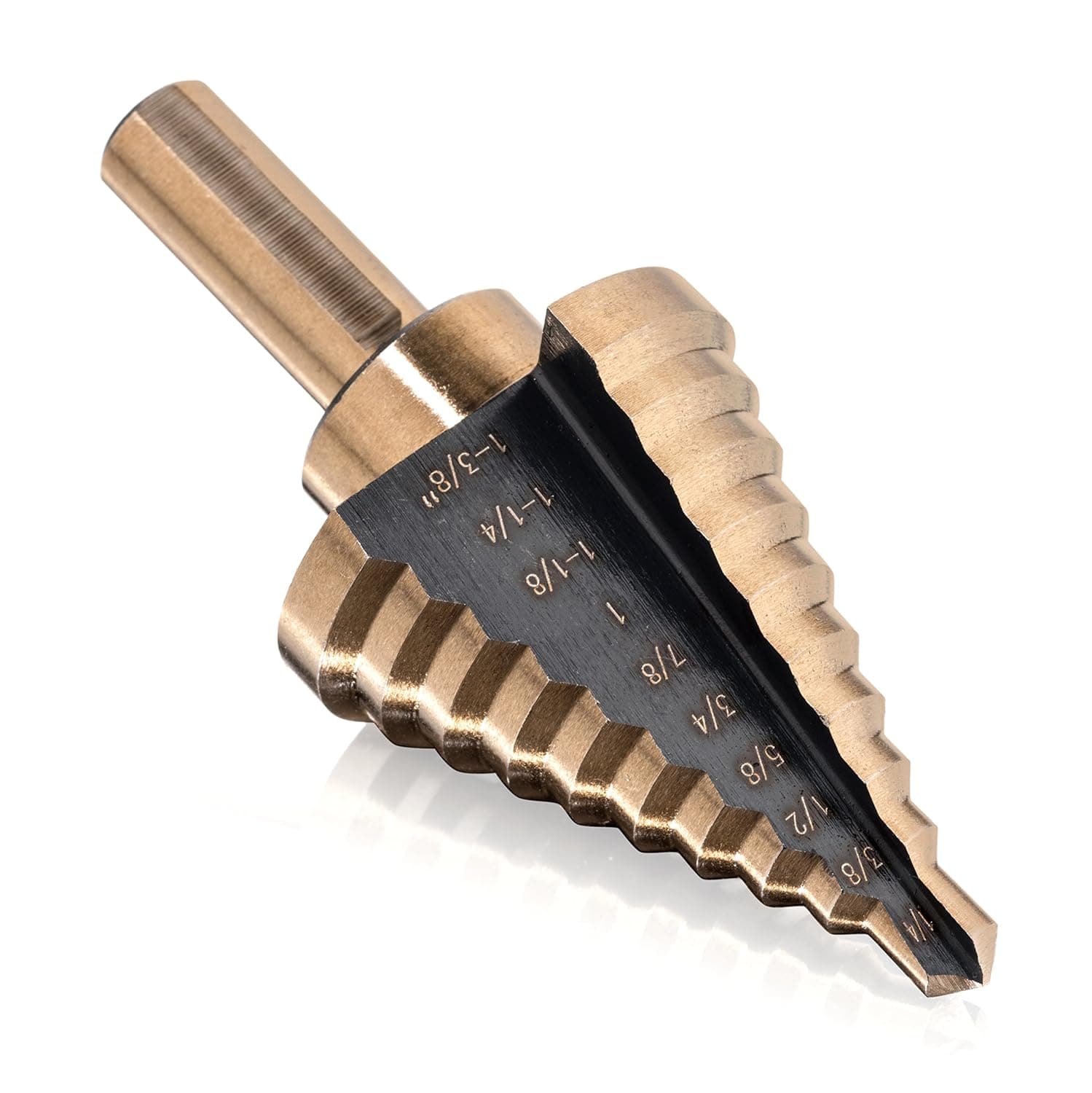 Typhon East Step-Drill Bit- 4241 High Speed Steel Bits Cut Faster, Stay Cooler and Last Longer- Sizes 1/4" to 1 3/8"