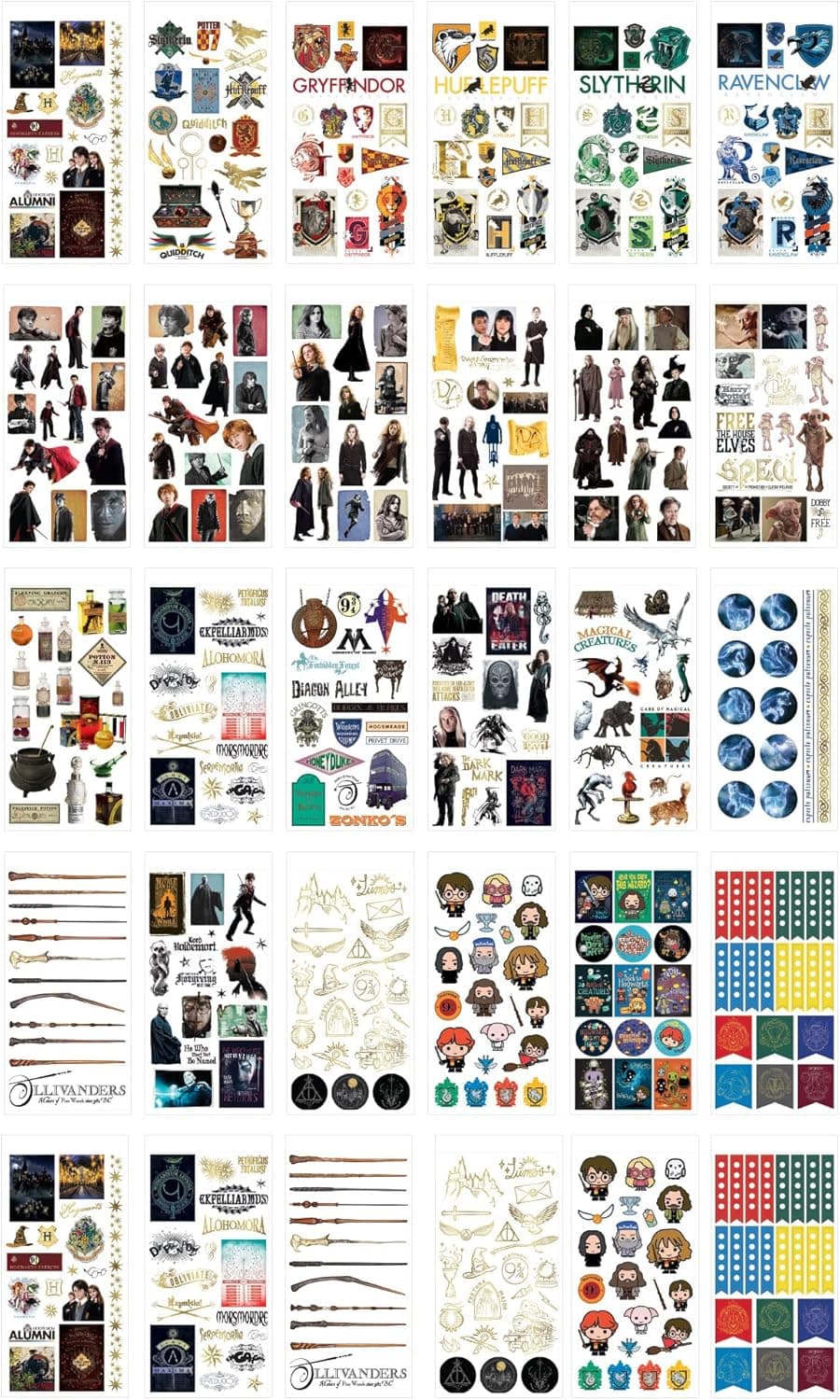 Paper House Productions Harry Potter 30 Sheet Sticker Book, Multi
