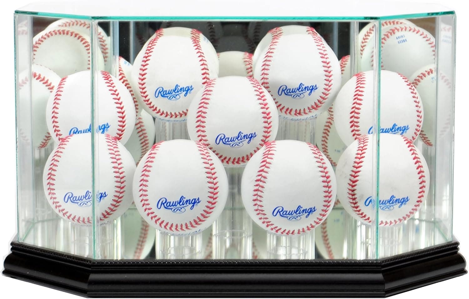 Perfect Cases MLB Octagon 9 Baseball Glass Display Case