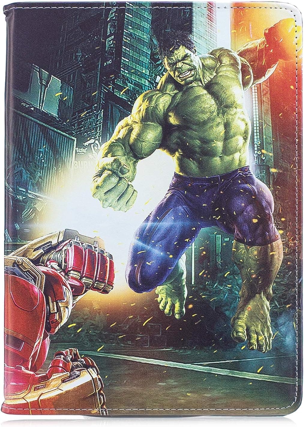 Zakao Cartoon Case for iPad Pro 9.7 inch 2017/2018 iPad 5/6 iPad Air/Air2,Pretty Cute Flip Folio Smart Case with [Auto Sleep/Wake] Protective PU Leather Cover for iPad 5 6 7 8 (Hulk)