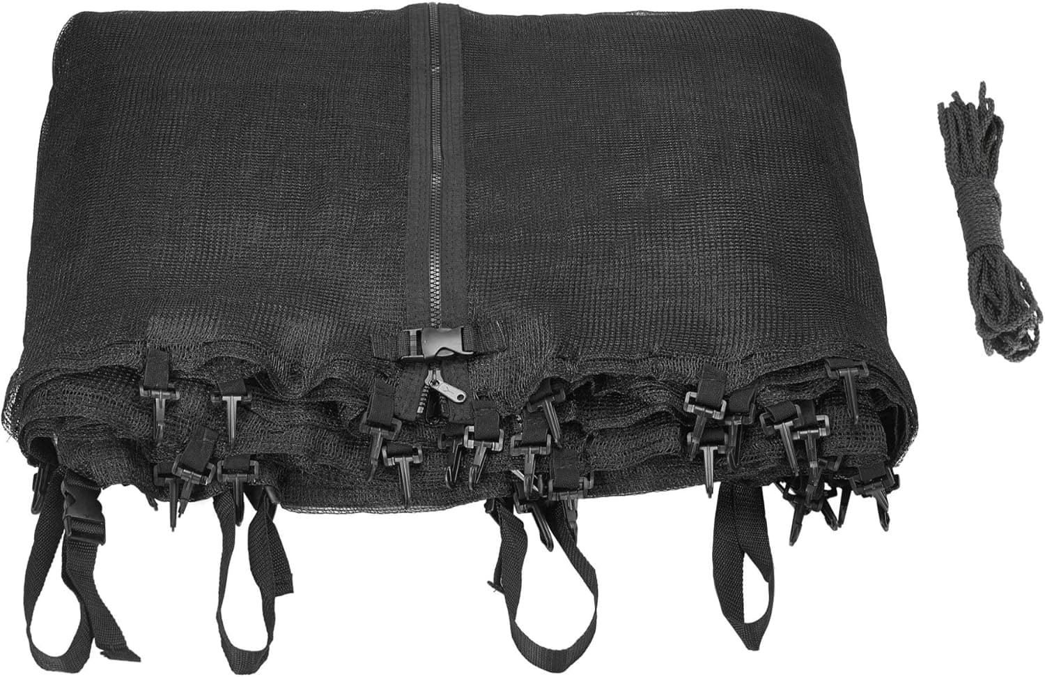 Upper Bounce Trampoline Safety Enclosure Set including Trampoline Net, 4 Trampoline Poles (with 4 pole caps) Trampoline Pole Foam Sleeves - Fits 10ft Round Trampoline Frame - Installs Inside the Frame