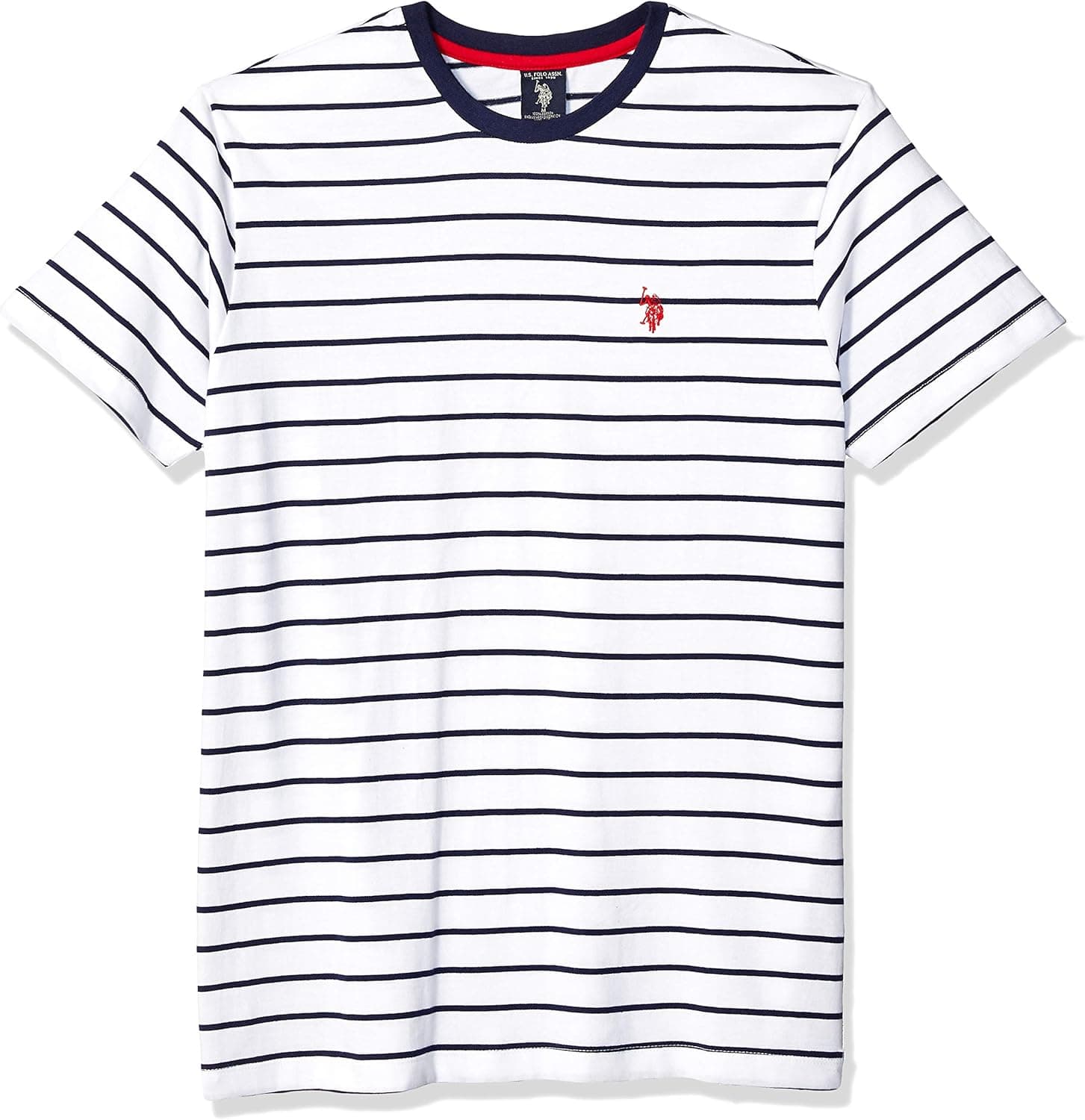 U.S. Polo Assn. Men's Thin Stripe Crew Neck T-Shirt