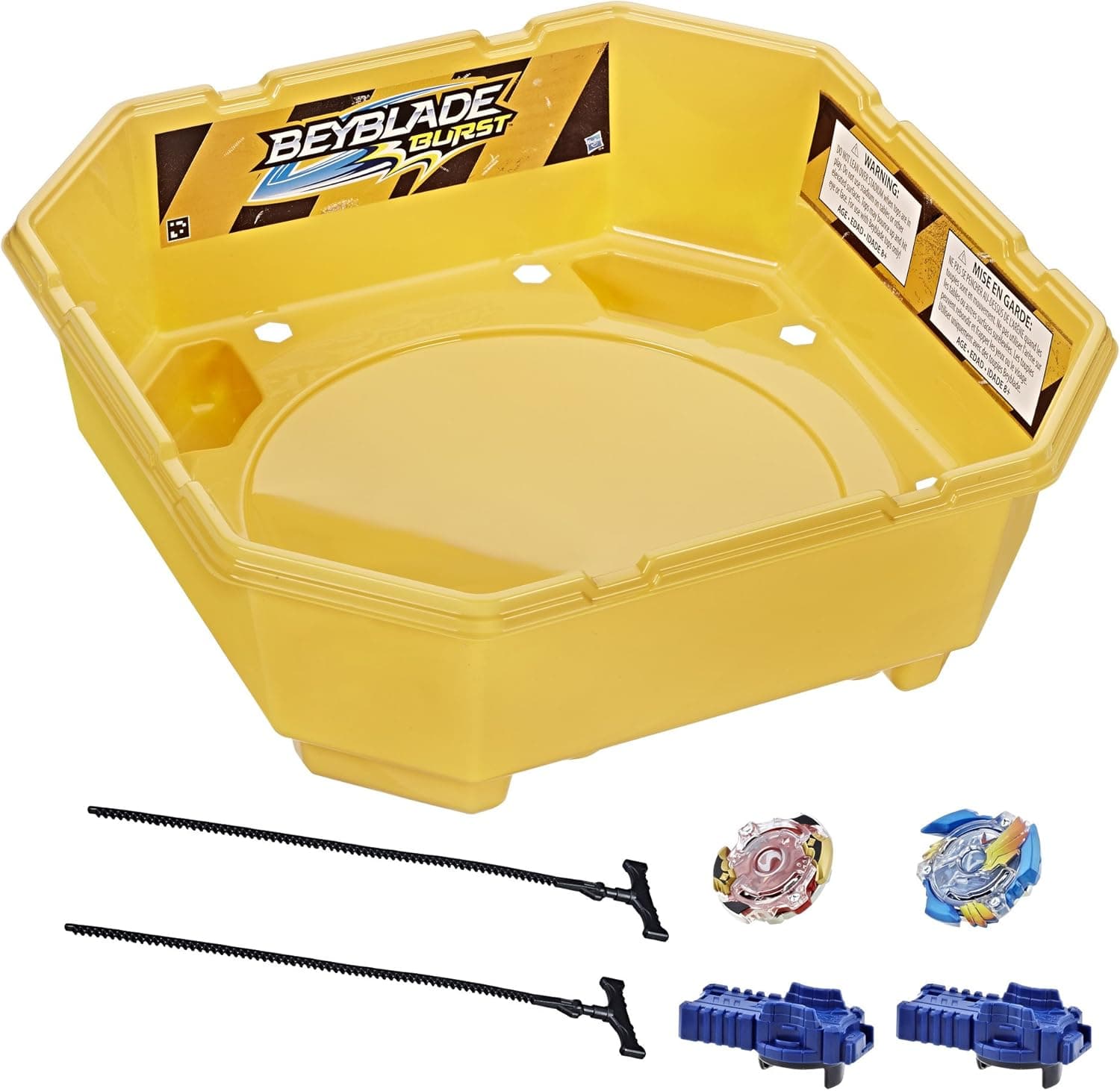 Beyblade Burst Epic Rivals Battle Set – Complete Set with Beyblade Burst Beystadium, Battling Tops, and Launchers – Age 8+ (Amazon Exclusive) , Yellow