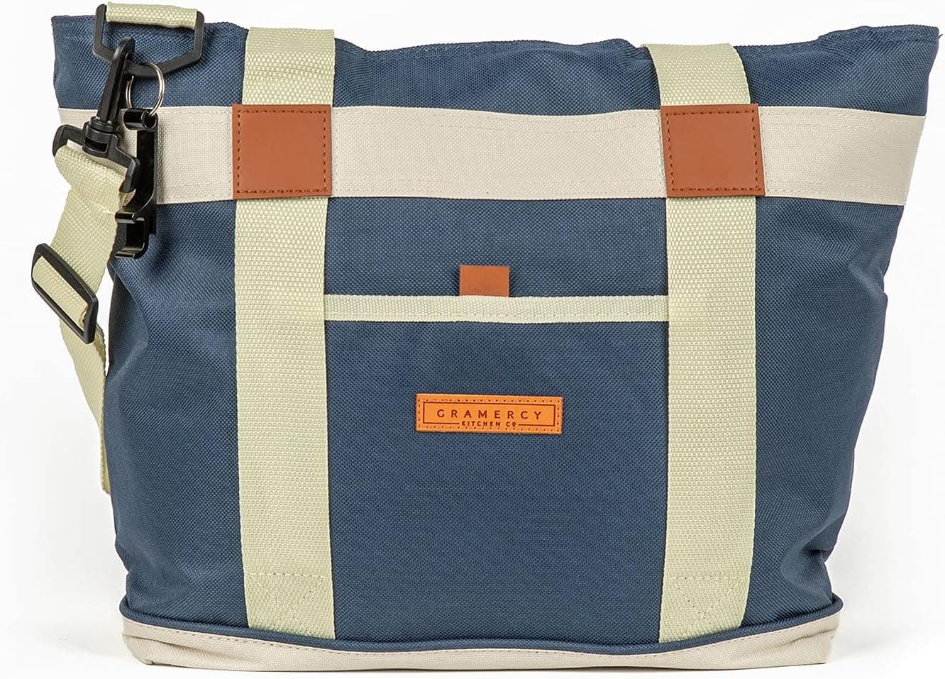 Gramercy Soft Cooler Bag, Beach Cooler Bags Insulated, Portable Cooler, Food Delivery Bag, Soft Sided Cooler, Collapsible Cooler, Travel Cooler, Camping Cooler, Beer Cooler - Navy Blue - 5 Gallon