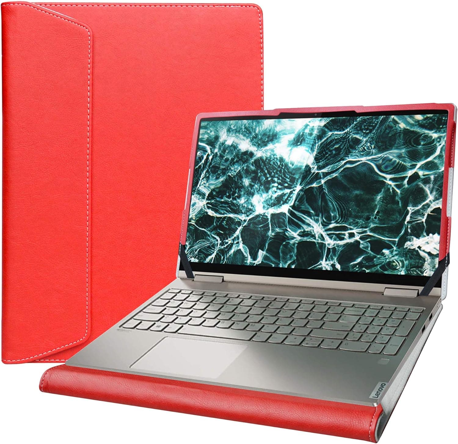 Alapmk Protective Case for 15.6-inch Dell Vostro 5501 5502 3510 3515/Vostro 7500/Latitude 5520 5521 5531 5530/Precision 15 3560 3570 3571,for HP Notebook 15-gwXXXX 15-gw0035dx/EliteBook 850 G7 G8,Red