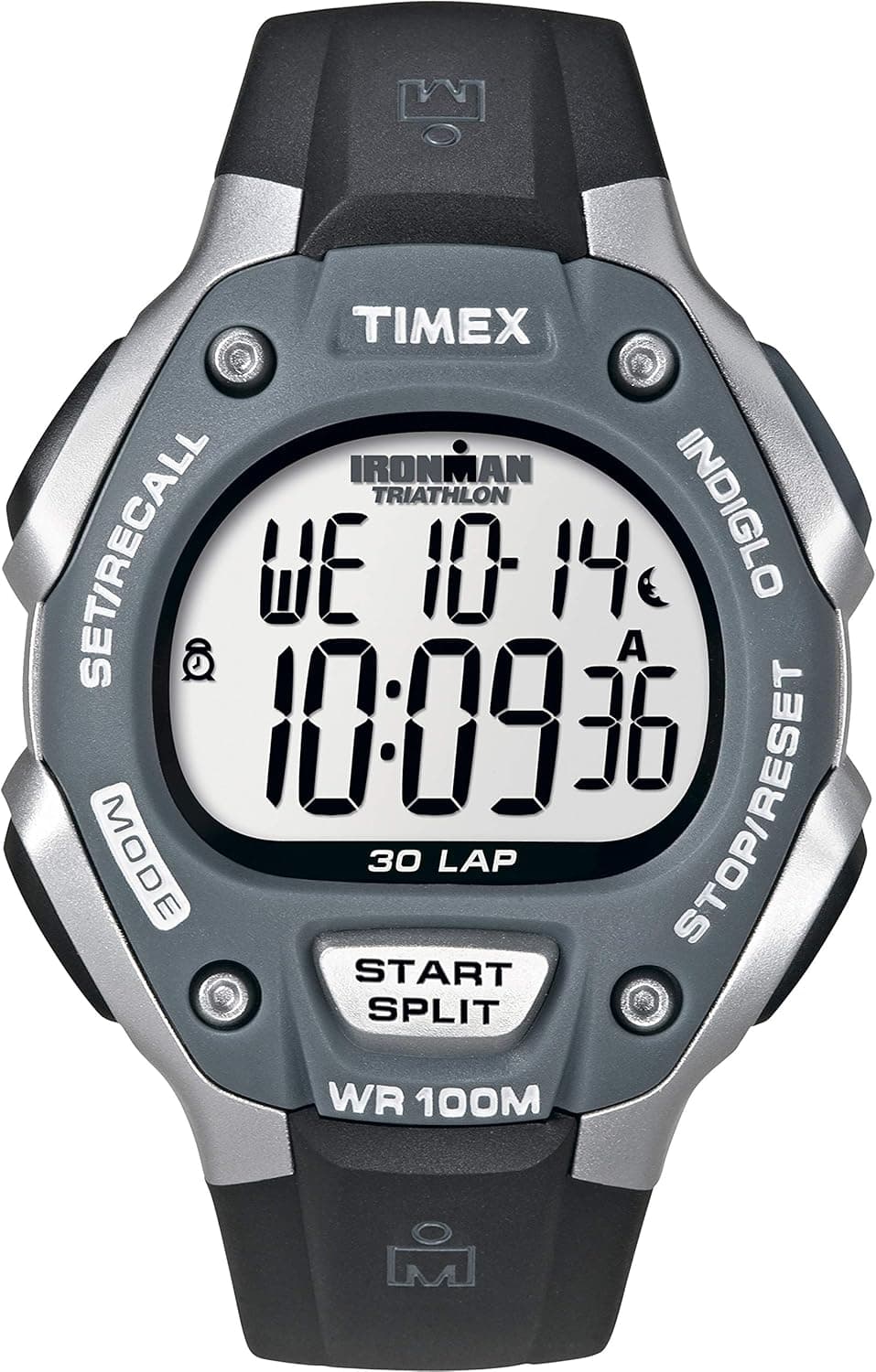 Timex Men's T5K312 Ironman 30-Lap Resin Strap Digital Watch