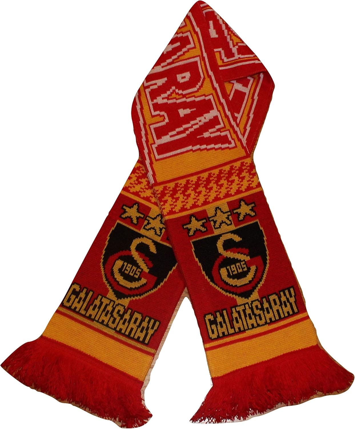 Galatasaray Scarf | Soccer Fan Scarf | Premium Acrylic Knit