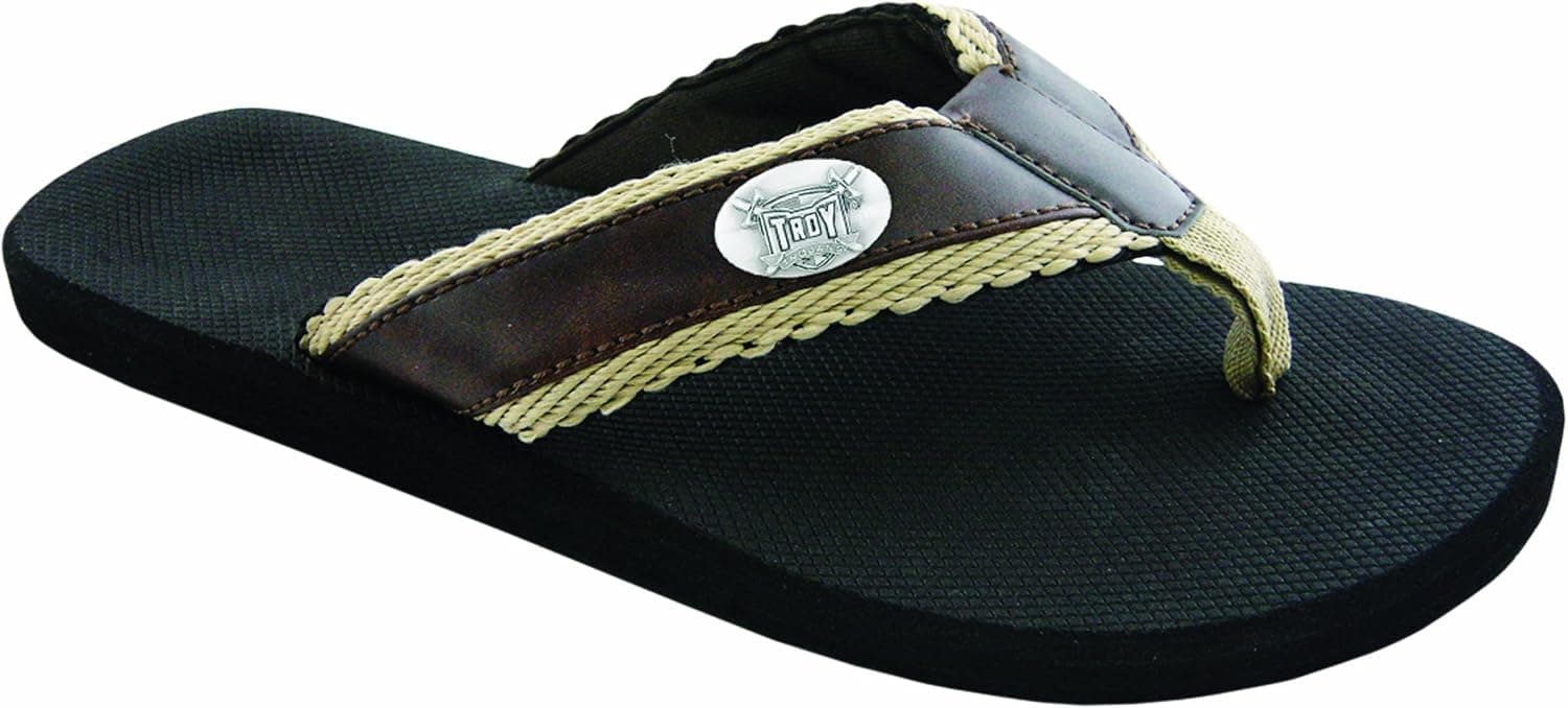 NCAA Troy State Trojans Men's Braided Concho Flip Flops