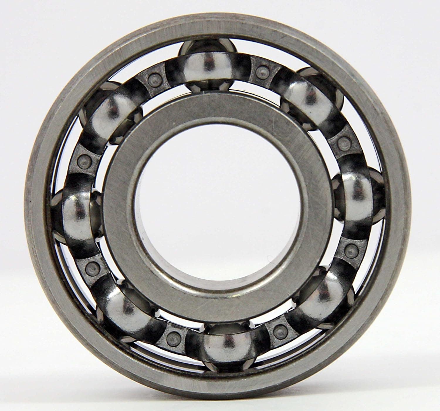 10 (Ten) Fidget Spinner Bearing, 608 Open, Chrome Steel Bearing Balls, 8x22x7, Ball Center Replacement Part Kit