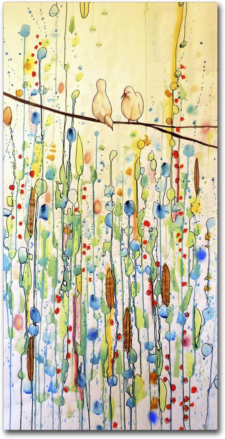Toi Et Moi by Sylvie Demers Wall Hanging, 12" x 24" Canvas Wall Art