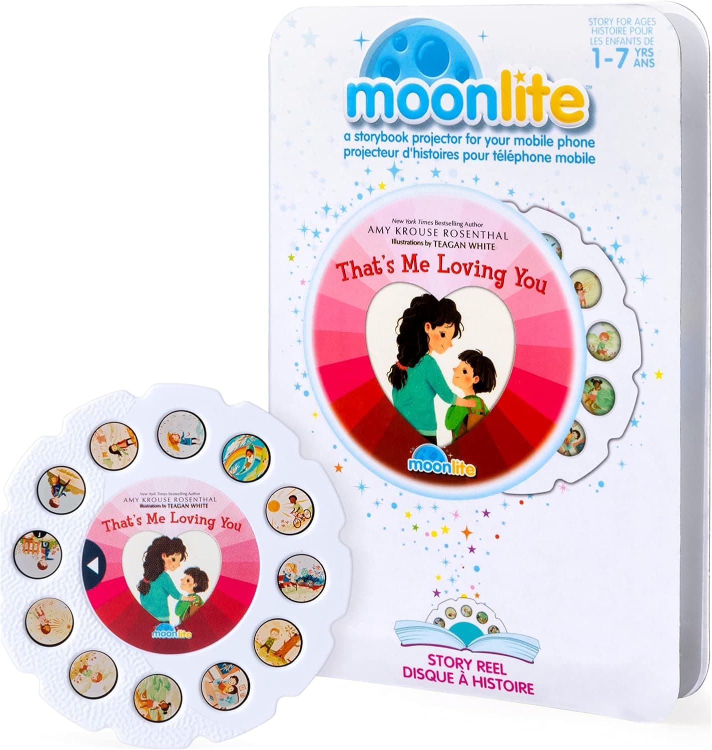 Moonlite - That’s Me Loving You Story Reel Storybook Projector, for Ages 1 and Up