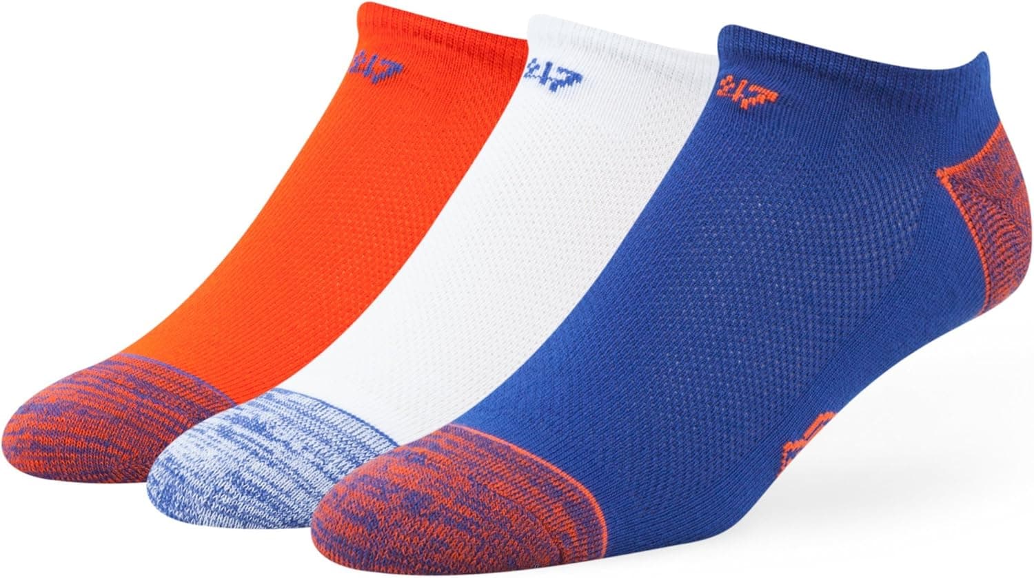 '47 NCAA mens Blade '47 Motion No-show Socks, 3-pack