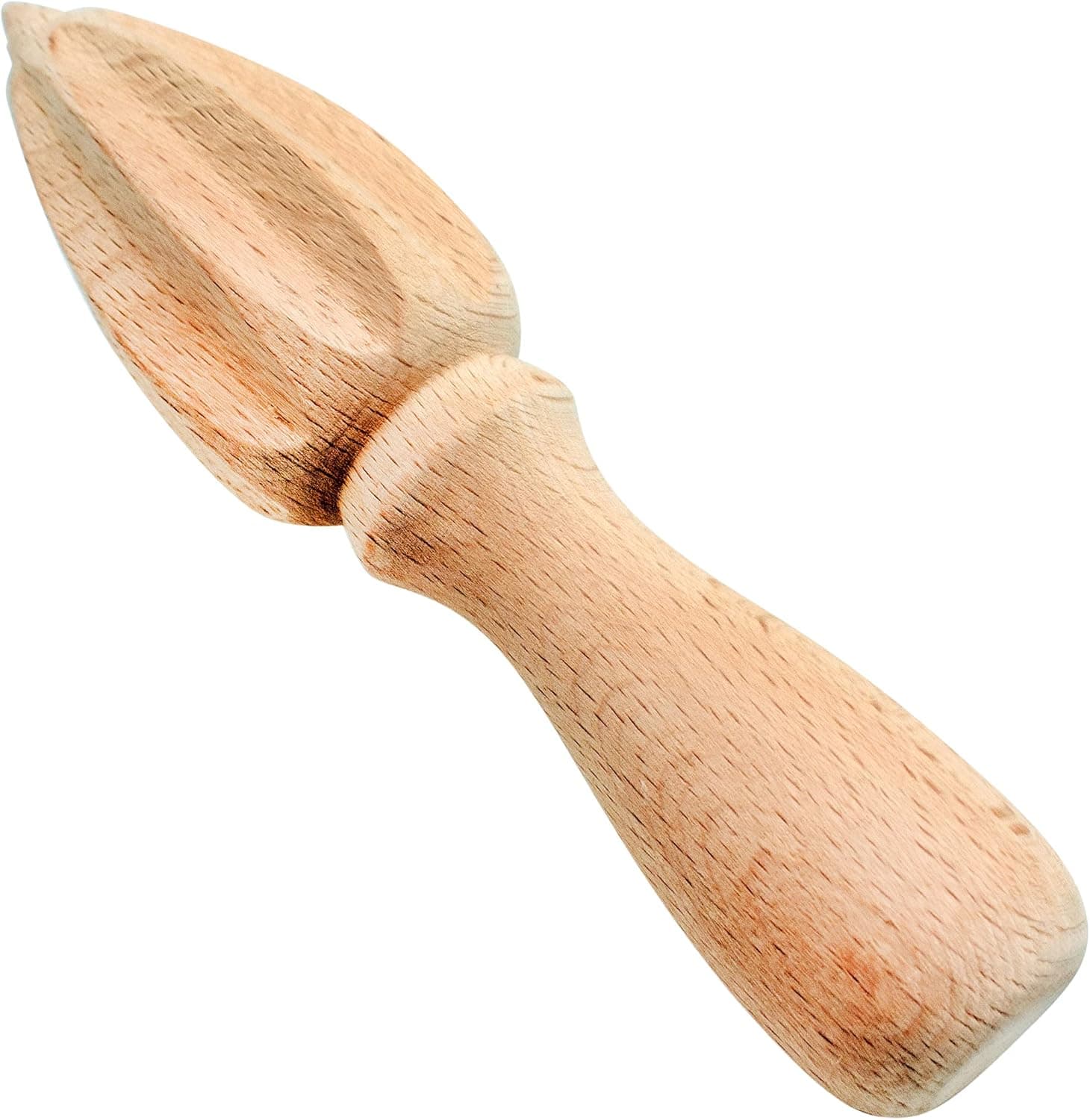 Culinary Fresh Beech Wood Citrus Reamer, Orange and Lemon Handheld Juicer: 1 Pack