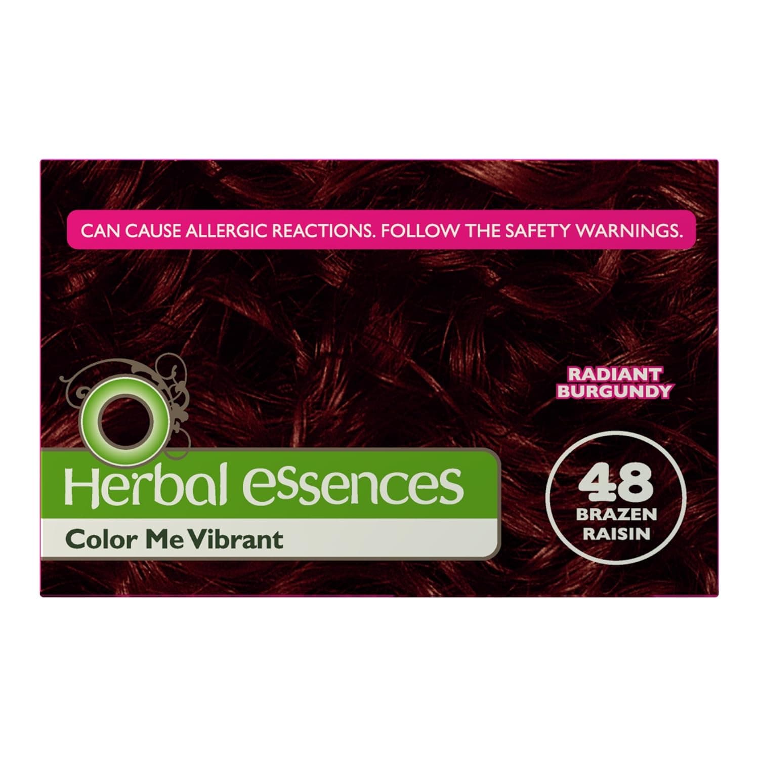 Clairol Herbal Essence Color, 048 Brazen Raisin-radiant Burgundy (Pack of 3)