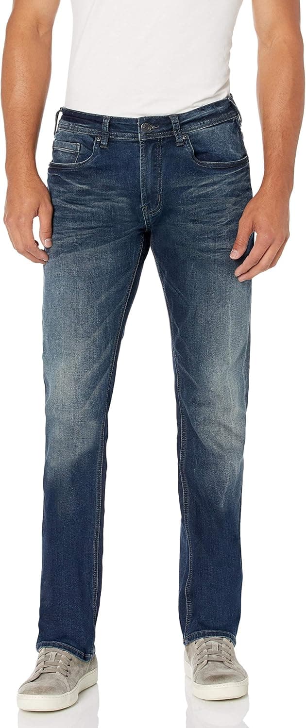 Buffalo David Bitton Men's Straight Six Jeans