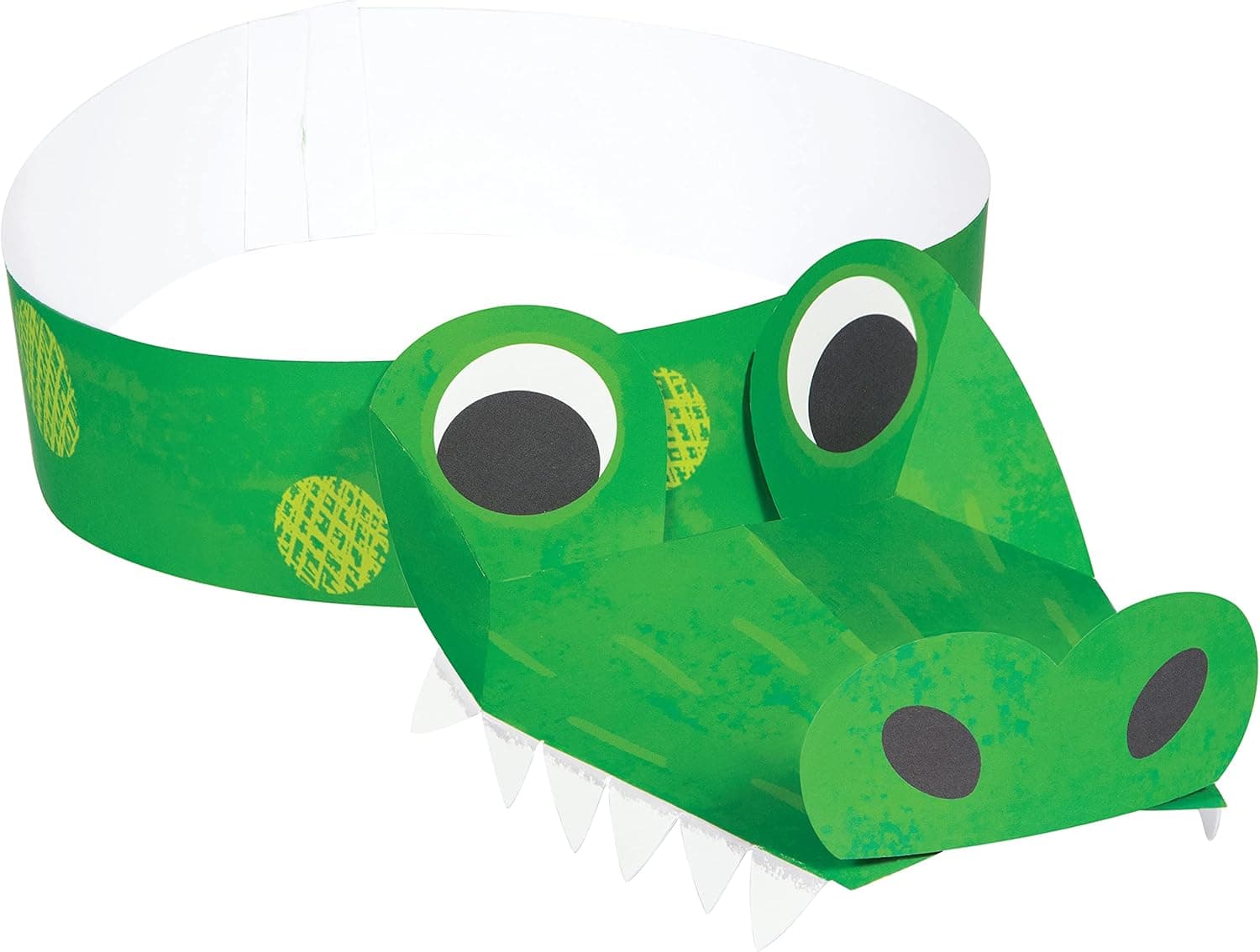 Creative Converting Alligator Birthday Party Paper Headband, 24 ct