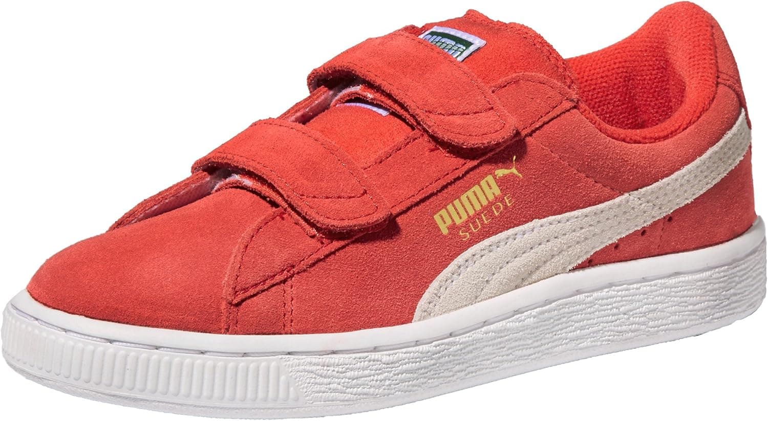 PUMA unisex-child Suede 2 Straps Sneaker