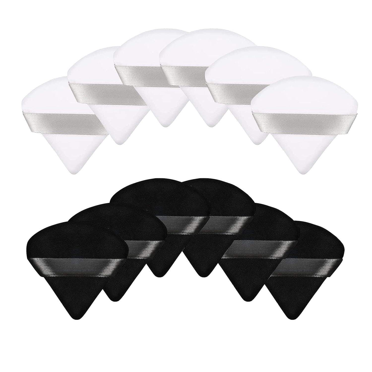 12 Pieces Powder Puff Soft Makeup Sponge Makeup Puff Triangle Powder Puffs for Face Powder Foundation Wet Dry Beauty Makeup Tool