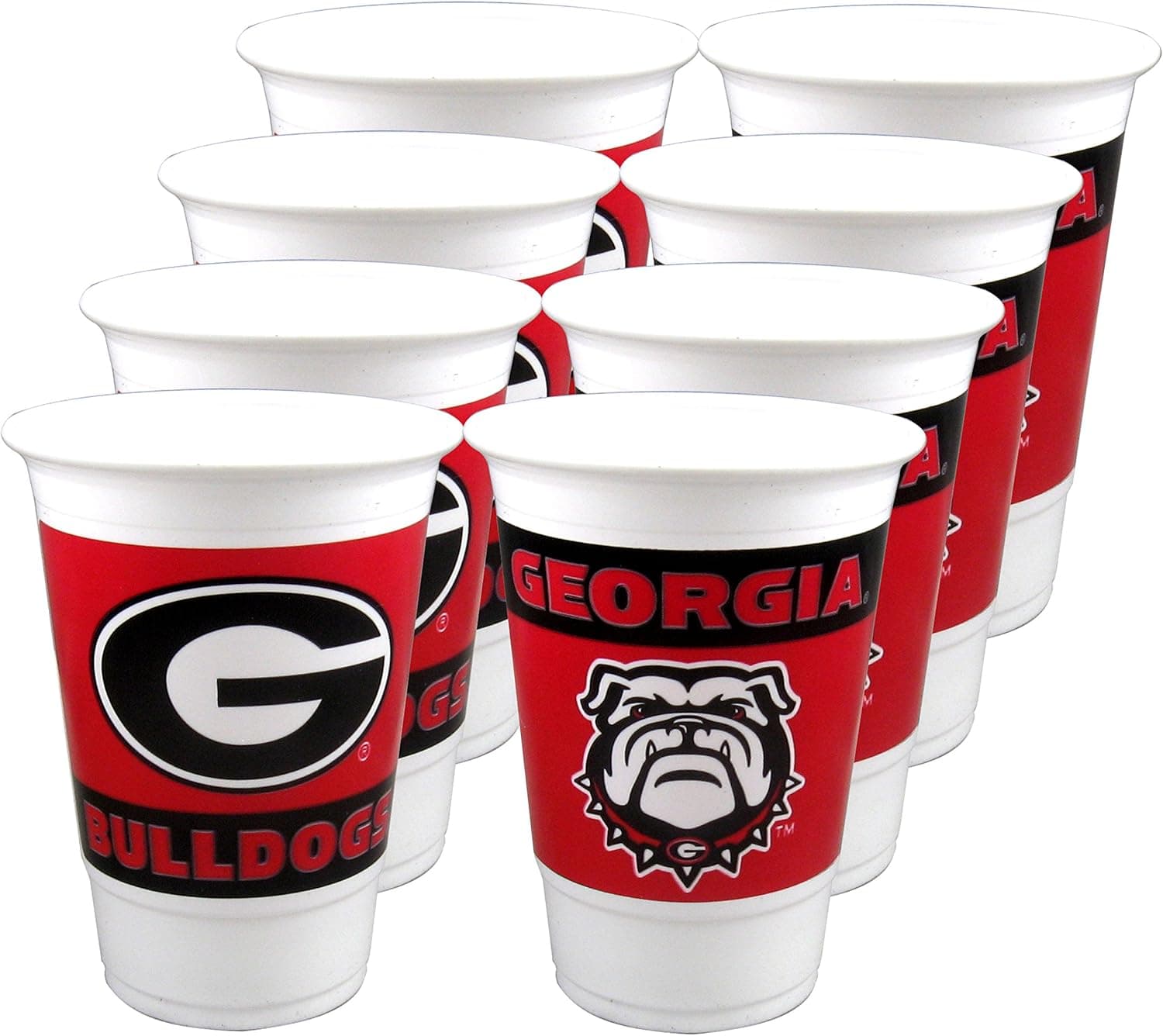 Georgia Bulldogs Party Supplies - Serves 16 (48 pieces)