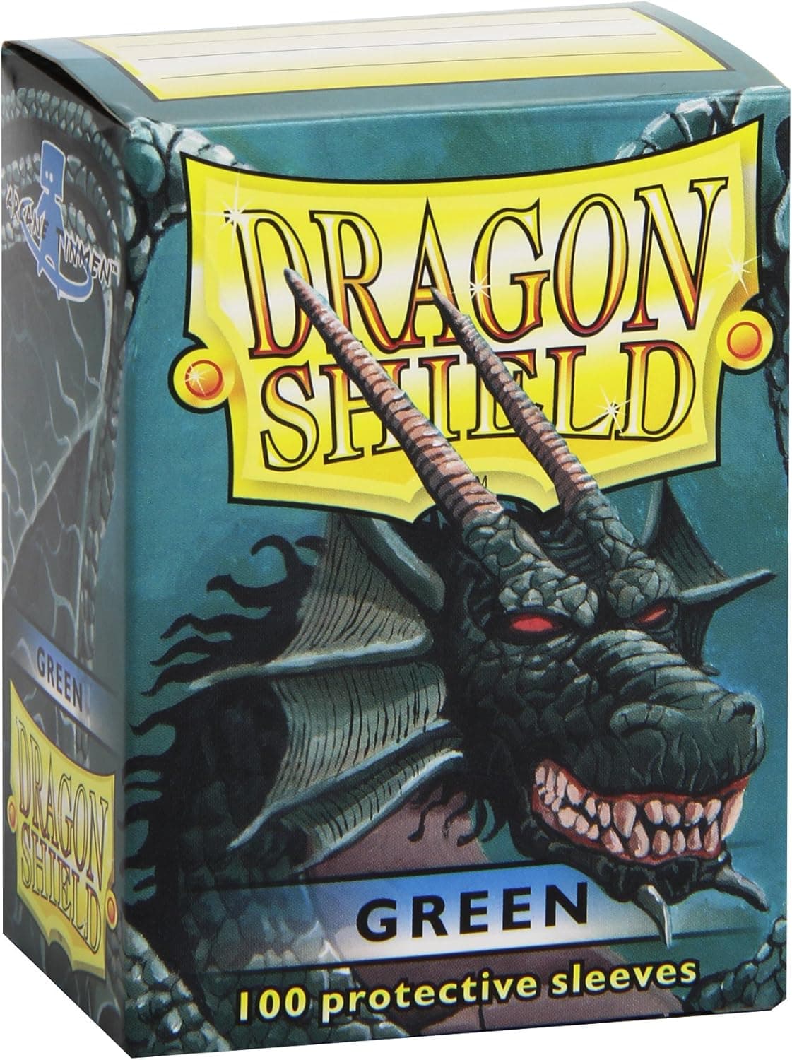Dragon Shield Standard Size Card Sleeves – Classic Green 100 CT - MTG Card Sleeves are Smooth & Tough - Compatible with Pokemon, Yugioh, & Magic The Gathering Card Sleeves