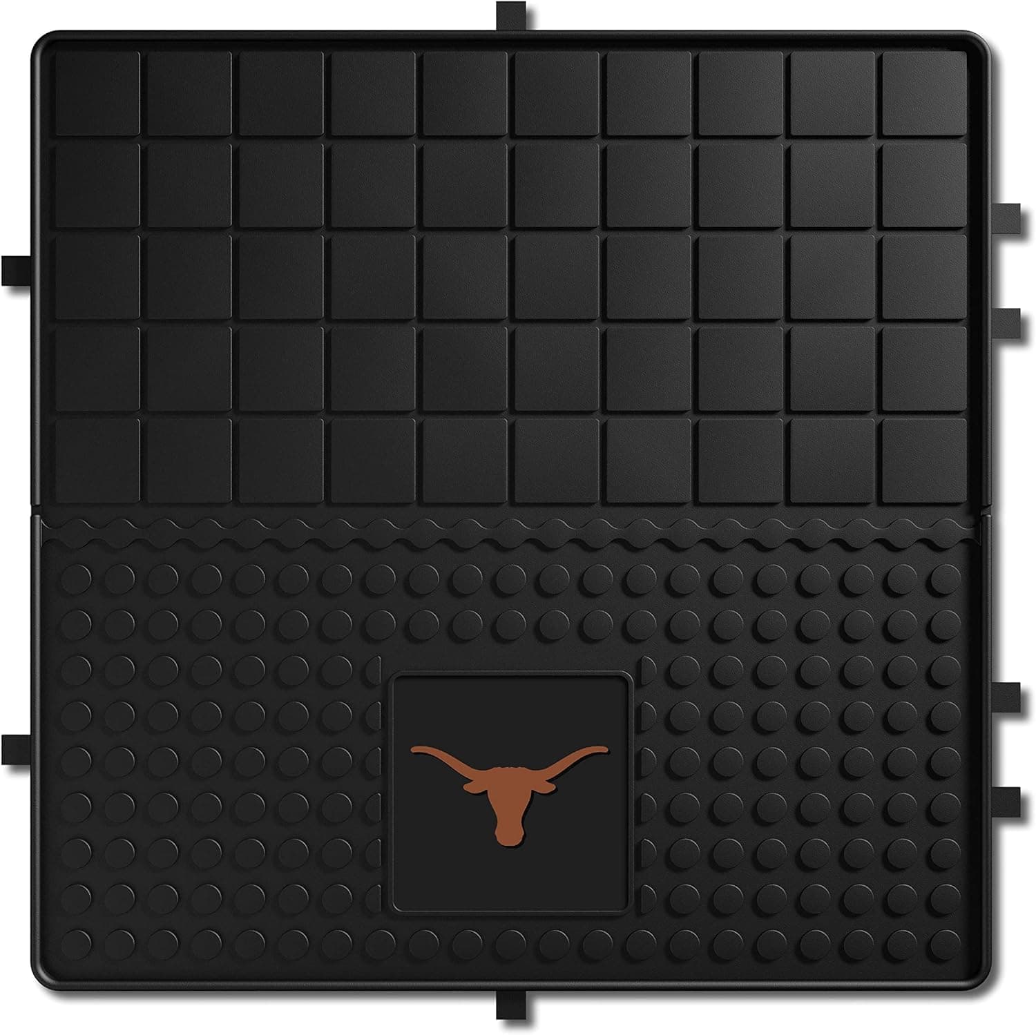 FANMATS NCAA University of Texas Longhorns Heavy Duty Vinyl Cargo Mat , Black, 31"x31"