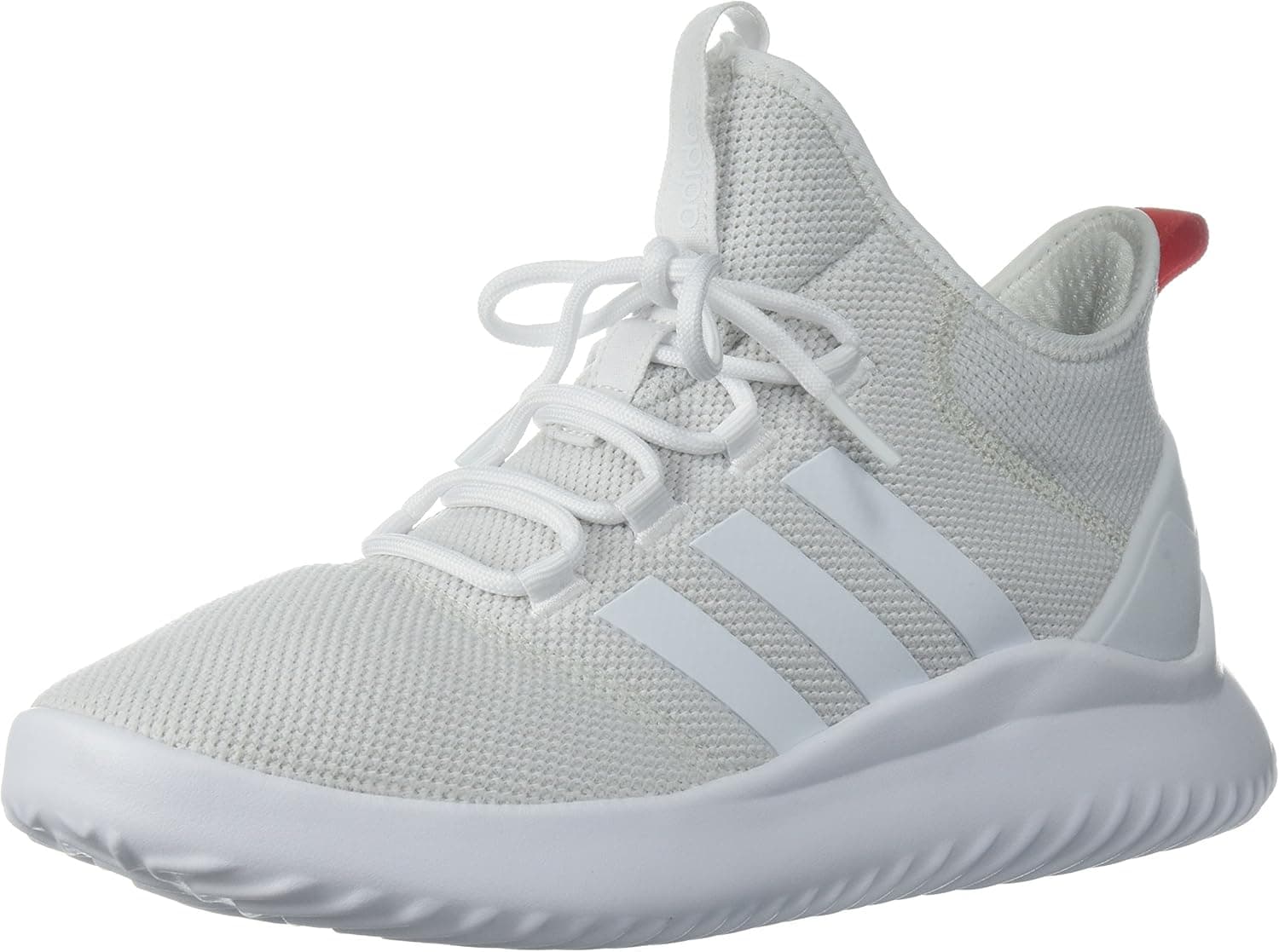 adidas Men's CF Ultimate Bball, White/White/Core Red, 8.5 M US