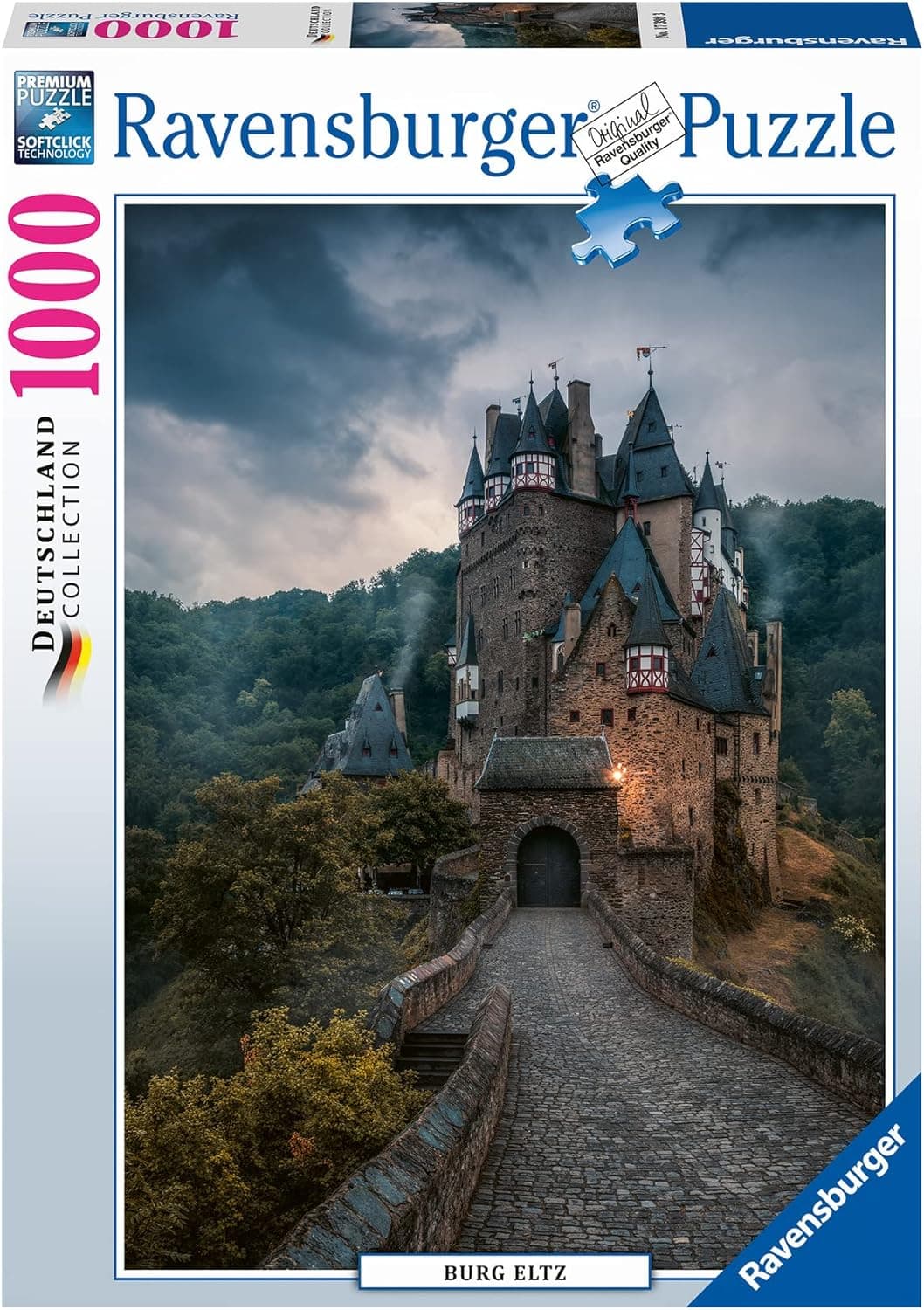 Ravensburger Puzzle Deutschland Collection Castle Eltz 1000-Piece Jigsaw Puzzle for Adults and Children from 14 Years