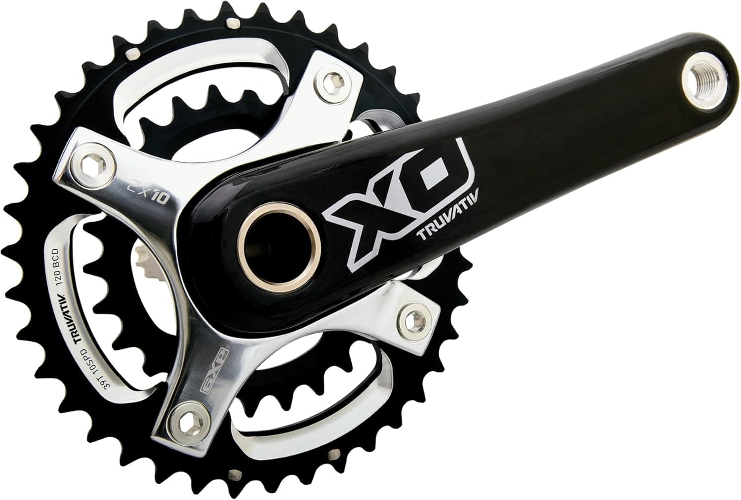 Truvativ X.0 GXP 2X10 Speed 170 Silver 39-26T Crankset (No BB)