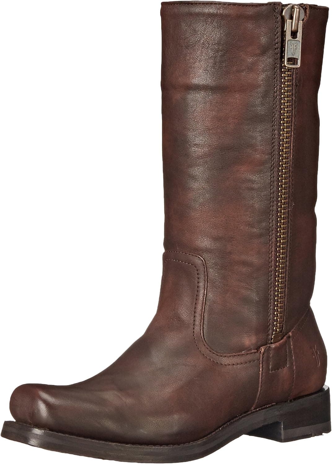 FRYE Women's Heath Outside Zip Combat Boot