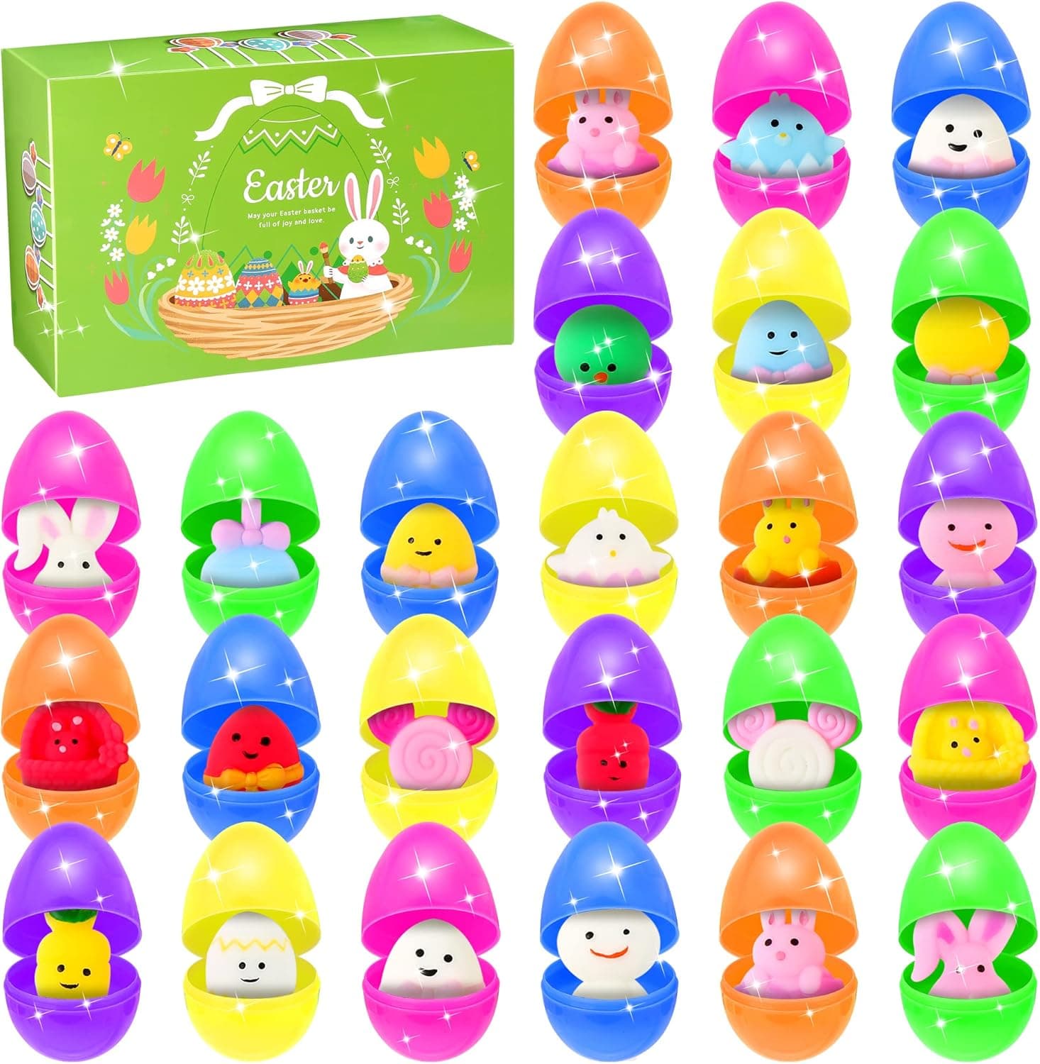 DOBKDTUYS 30Pcs Mochi Squishy Toys Party Favors for Kids, Kawaii Mini Squishies Animals Toys, Goodie Bags Fillers Classroom Prizes,Pinata Stuffers, Squeeze Fidget Toys for Kids