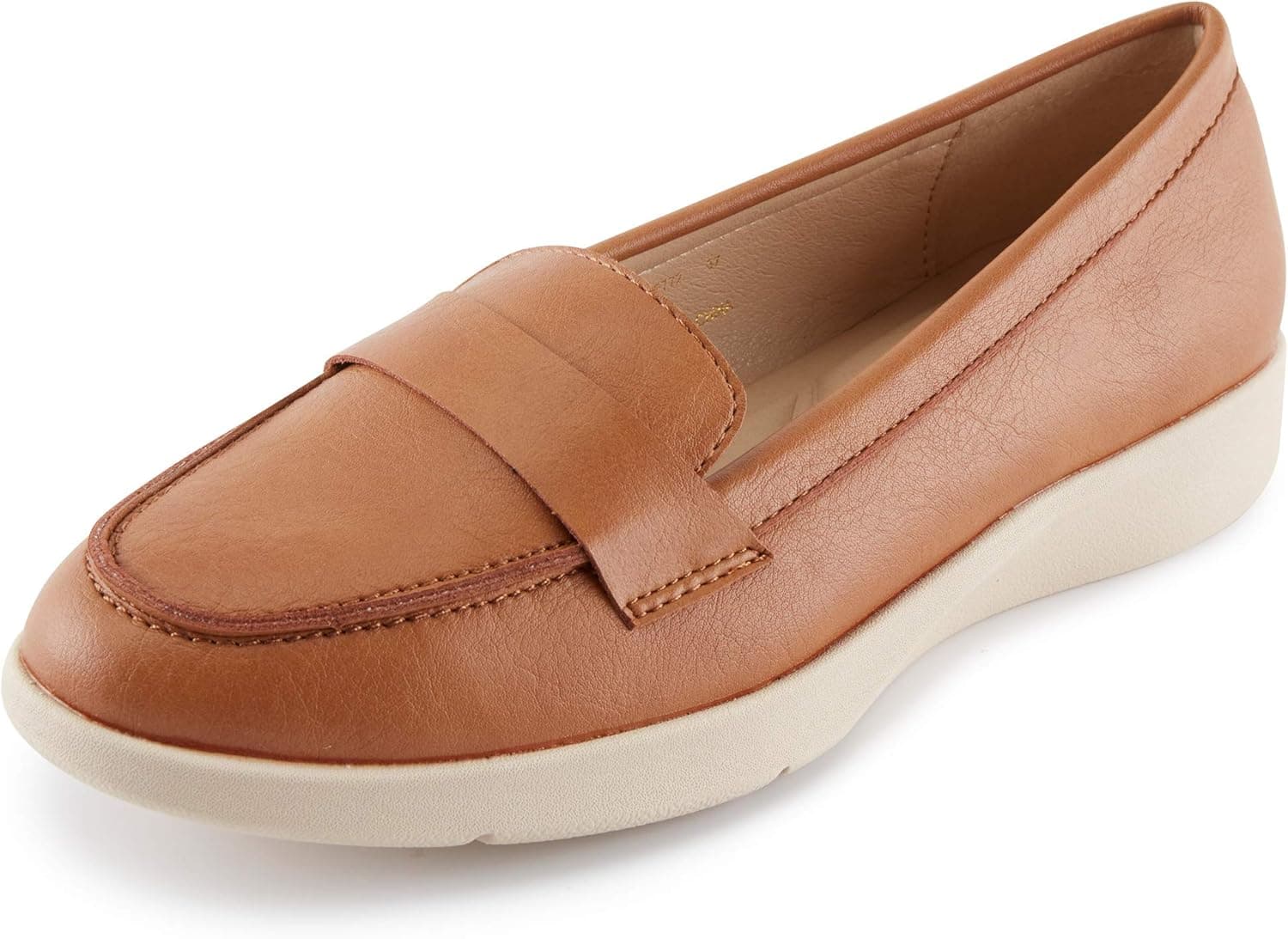 Alexis Leroy Women's Casual Memory Foam Comfort Slip on Loafer Flat Shoes