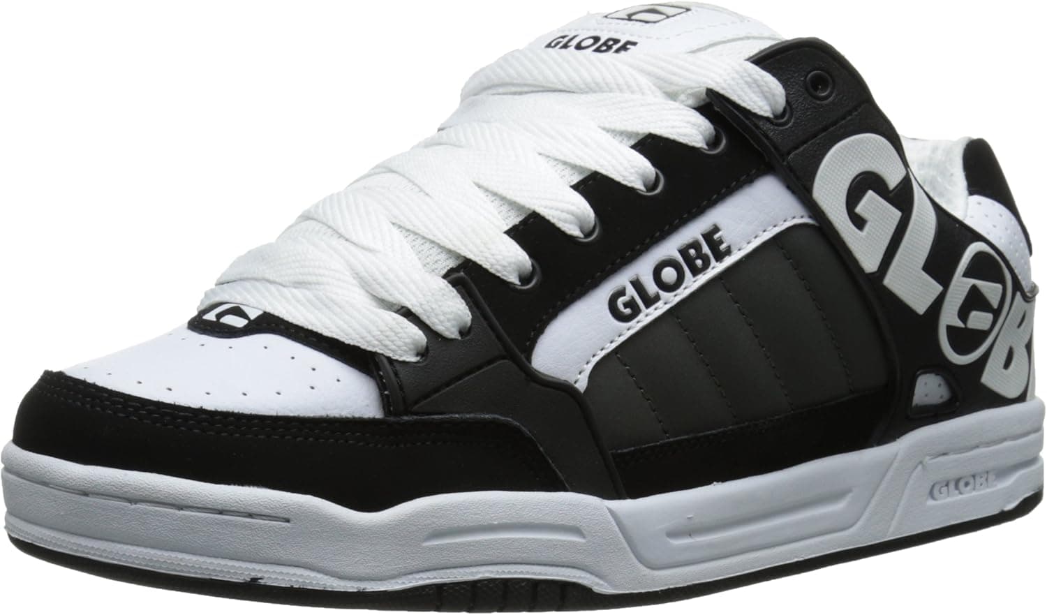Globe Men's TILT, Black/White/Charcoal, 7.5 M US