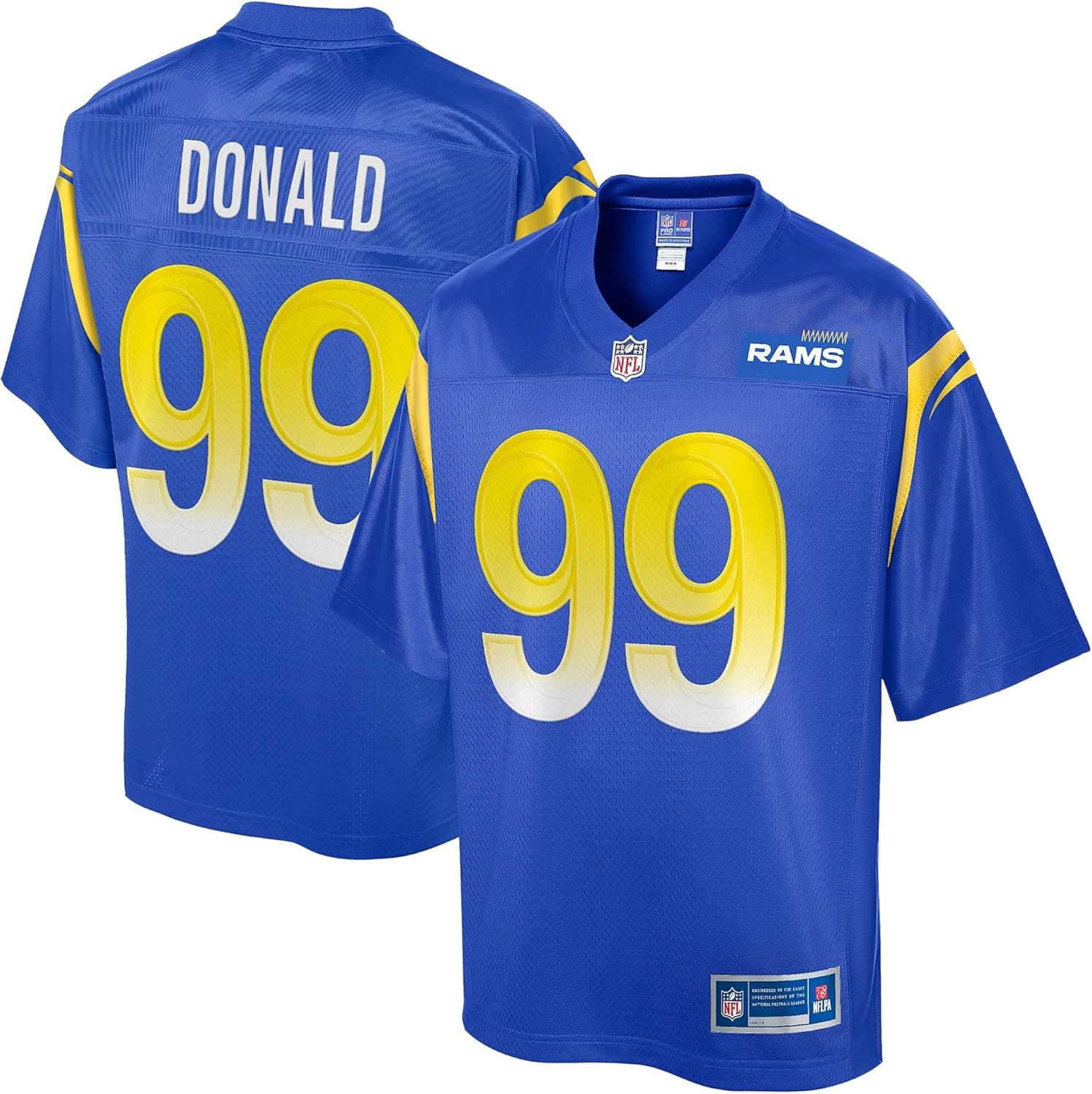 NFL PRO LINE Men's Aaron Donald Royal Los Angeles Rams Replica Jersey