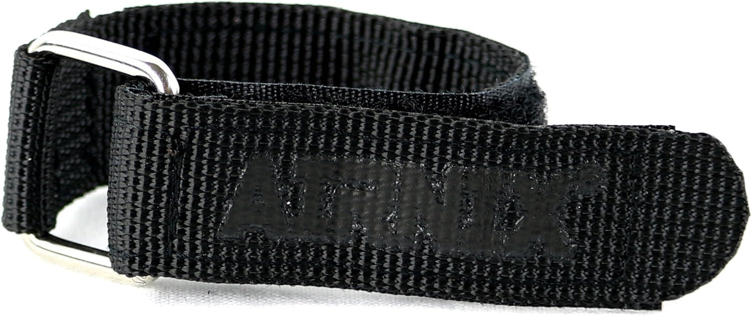 AIRNIX 4pc 8" x .75" (6.5” useable) Nylon Webbing Hook and Loop Cinch Straps, Reusable Fastening, Securing, Cable Straps