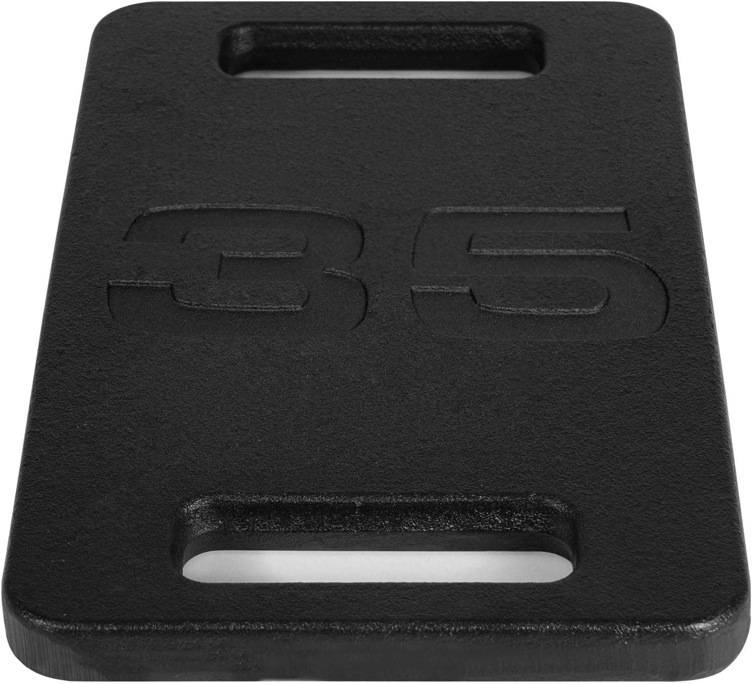 Yes4All Cast Iron Ruck Plate, Weighted Plate for Rucking, Swings, Squat, Strength Training, Fitness Workout, and Home Exercises, Multi Weights Available: 10/15/20/25/30/35/45LB