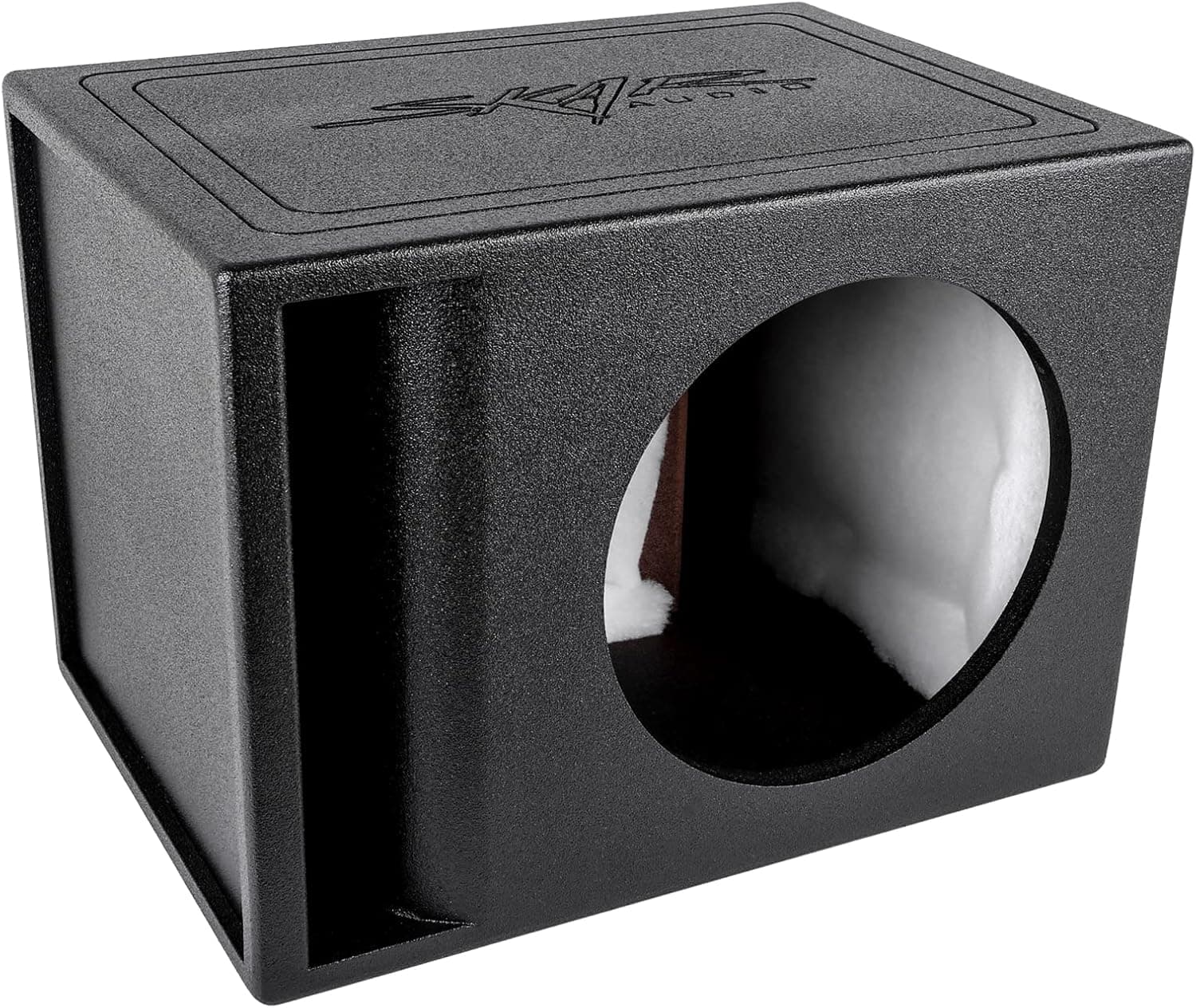 Skar Audio AR1X12V Single 12" Universal Fit Armor Coated Ported Subwoofer Box with Kerf Port