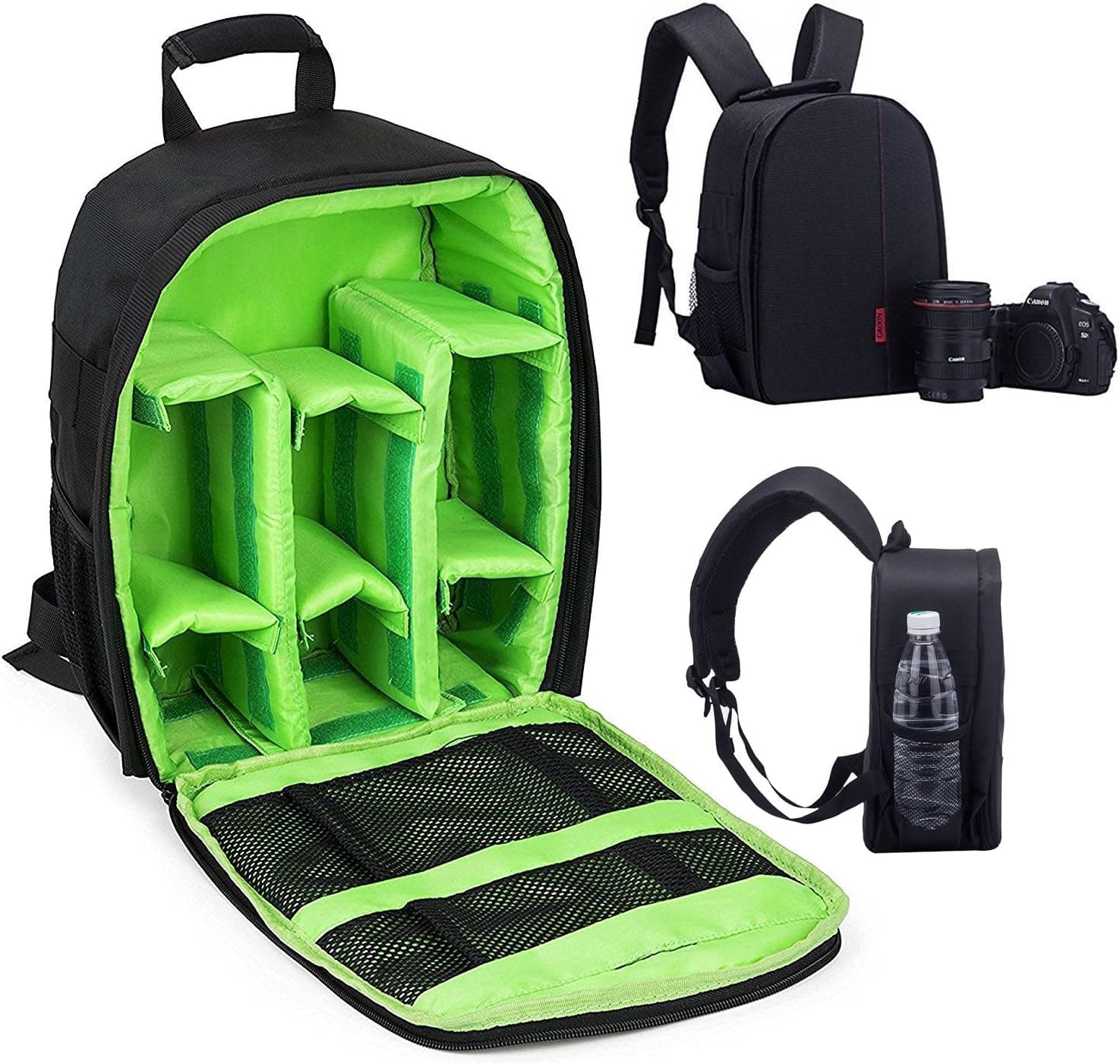 Sudopo Camera Bag SLR/DSLR Camera Backpack Waterproof and Shockproof for Canon, Nikon, Sony, Olympus, Samsung, Panasonic, Pentax Cameras and Other Accessories