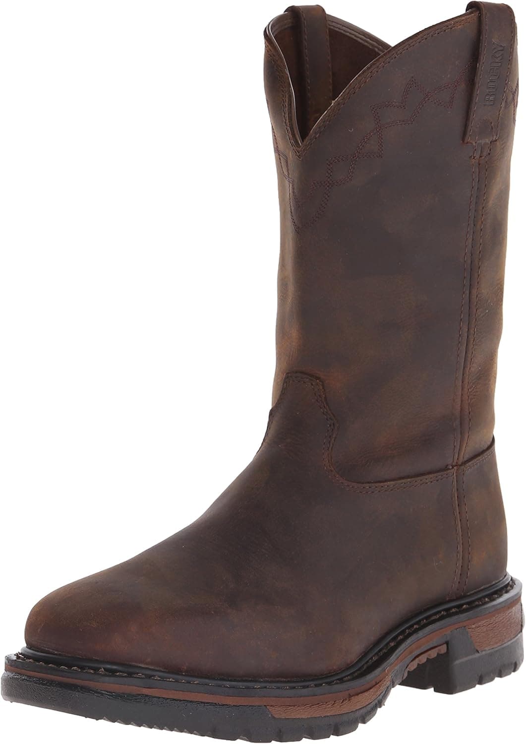 Rocky Men's Original Ride Steel Toe Western Work Boot