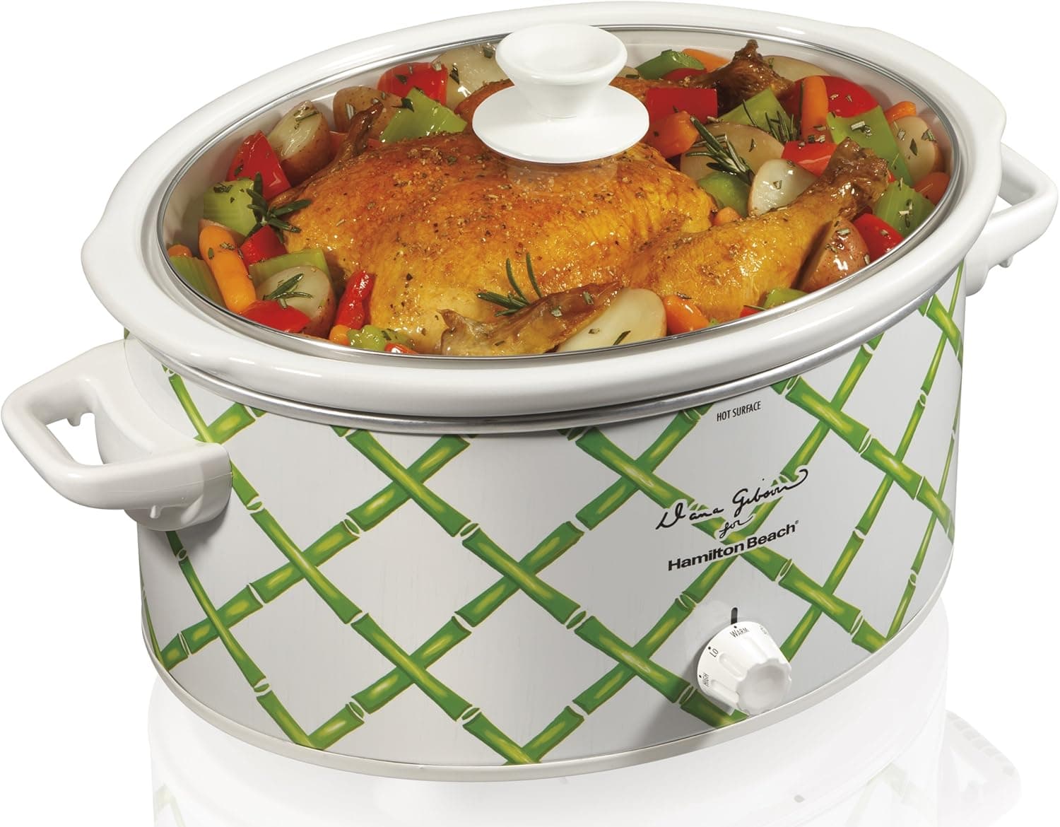 NEW Hamilton Beach 33361 Dana Gibson 6-Quart Slow Cooker Counter Top Crock Pot