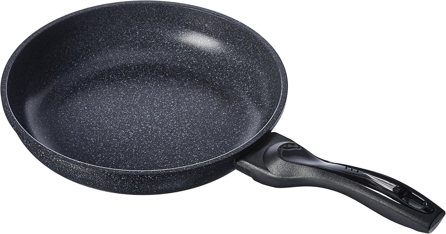 10" Alpha Frying Pan, with Stone Ceramic Marble Coated Cast Aluminium Non-Stick Frying Pan from Korea PFOA FREE