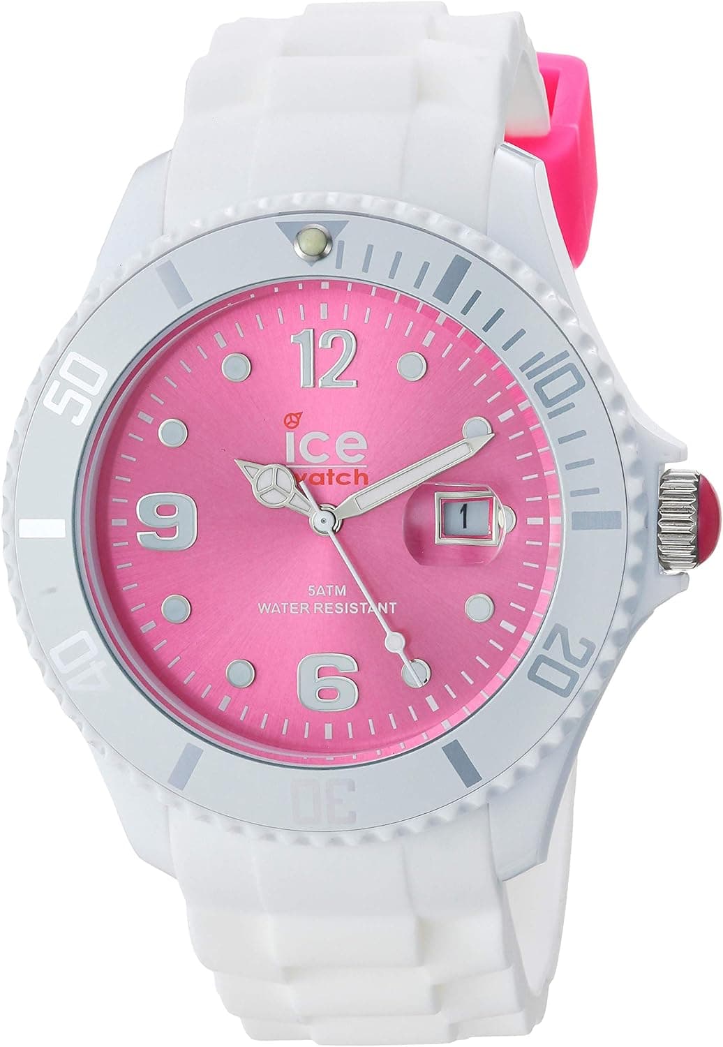 Ice-Watch Ice-White Pink Dial Big Watch SIWPBS10