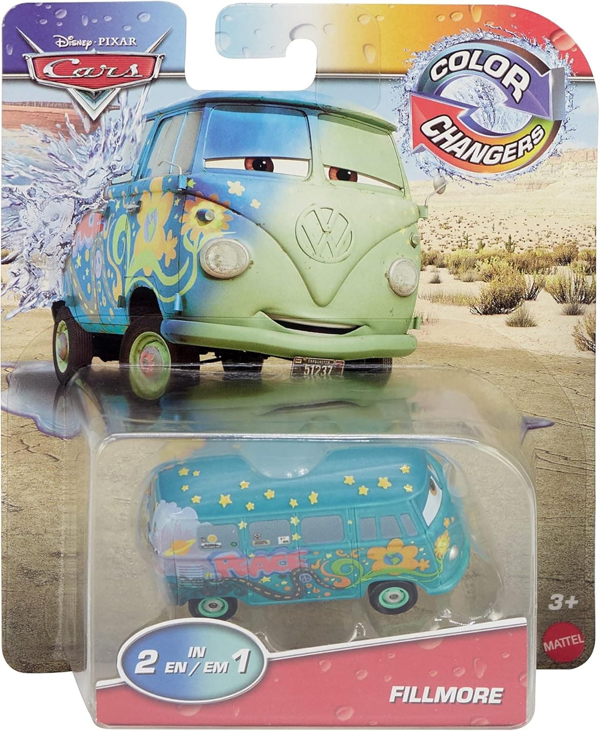 Disney Cars 2021 Color Changers Fillmore