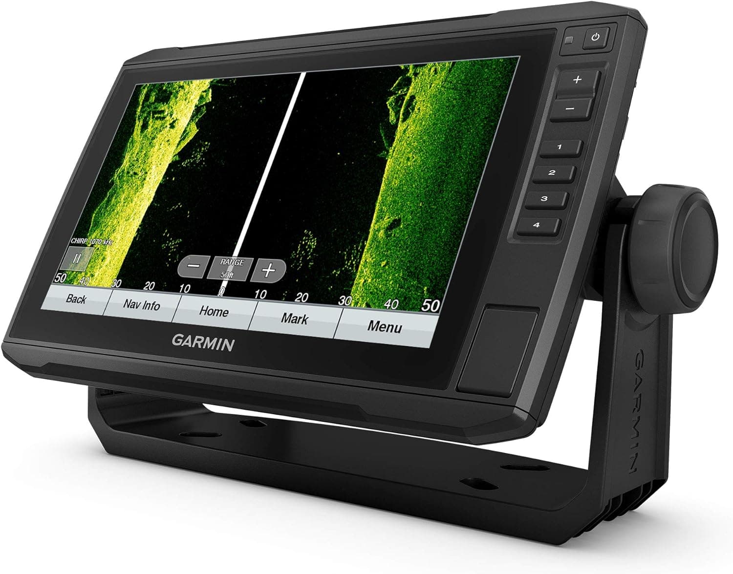 "Garmin ECHOMAP UHD 94sv with GT56UHD-TM Transducer, 9"" Keyed-Assist Touchscreen Chartplotter with U.S. BlueChart G3 and Added High-Def Scanning Sonar" (010-02524-01)