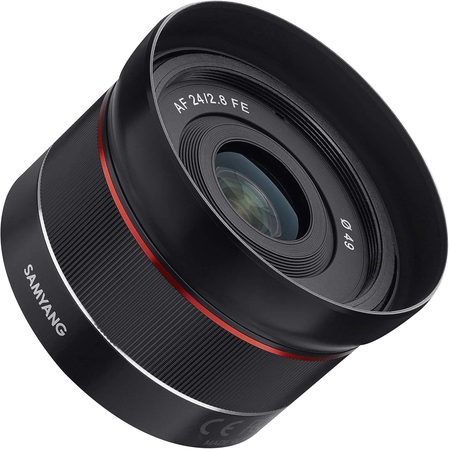 Samyang 24mm F/2.8 Prime Fixed Auto Focus Wide Angle Lens, Black (SYIO24AF-E)