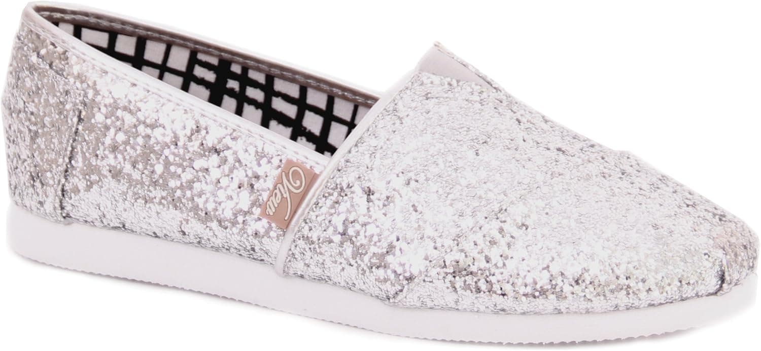 Dooballo Women's Voyage Glitter Classic Slip-On