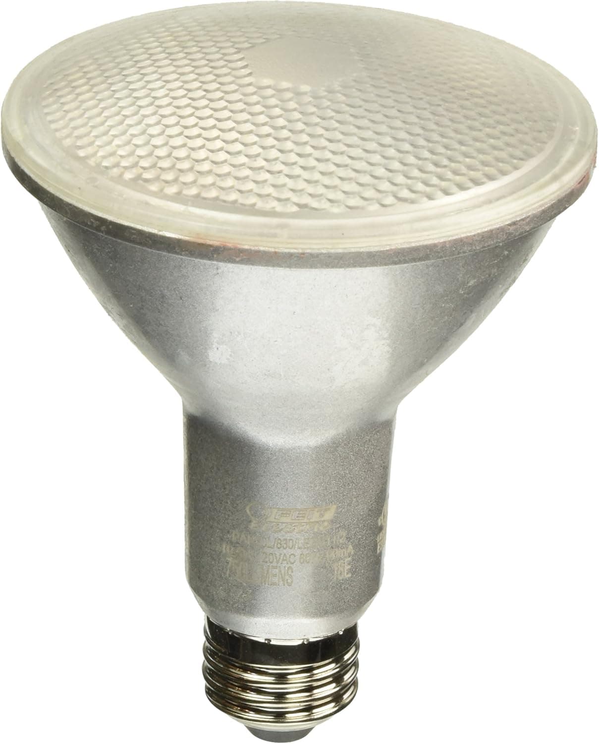 Feit Electric PAR30L/830/LEDG11/2 Dimmable Led Bulb, 75 W, 120 Vac, 750 Lumens, 3000 K, CRI >80, Silver, 6 Piece