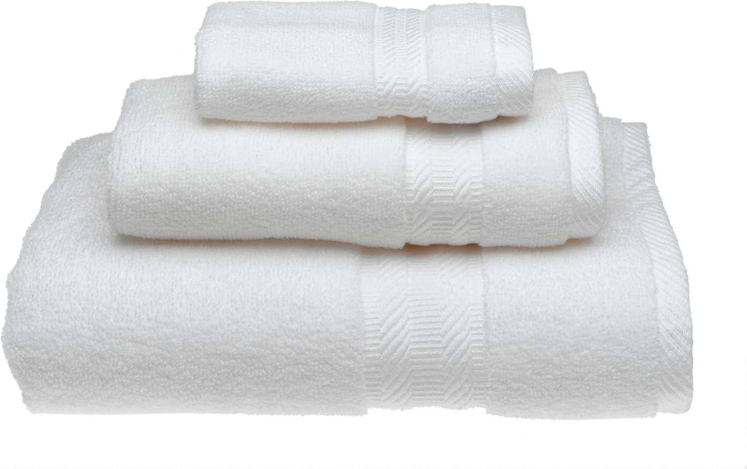 Eloquence 6-Piece Bath Towel Set, Snow