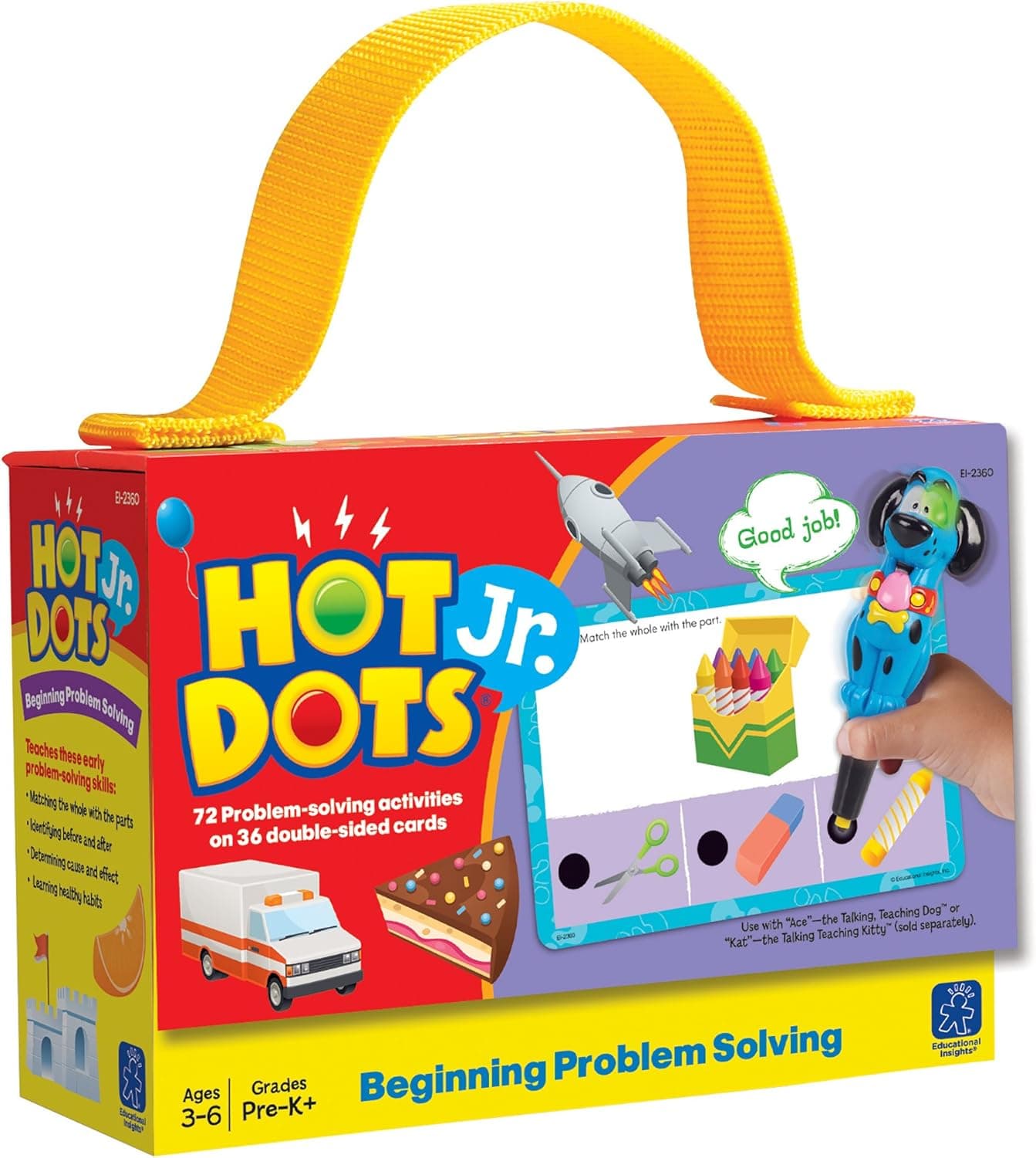 Educational Insights Hot Dots Jr. Card Set- Beginning Problem Solving